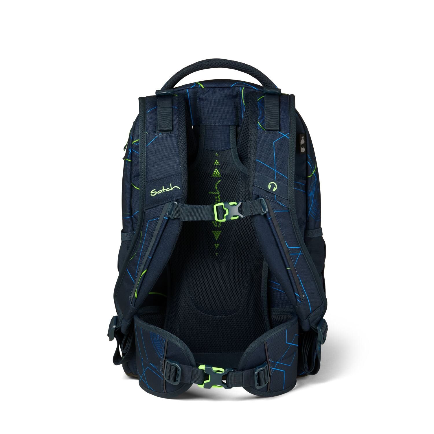 Satch pack Schulrucksack Blue Tech New