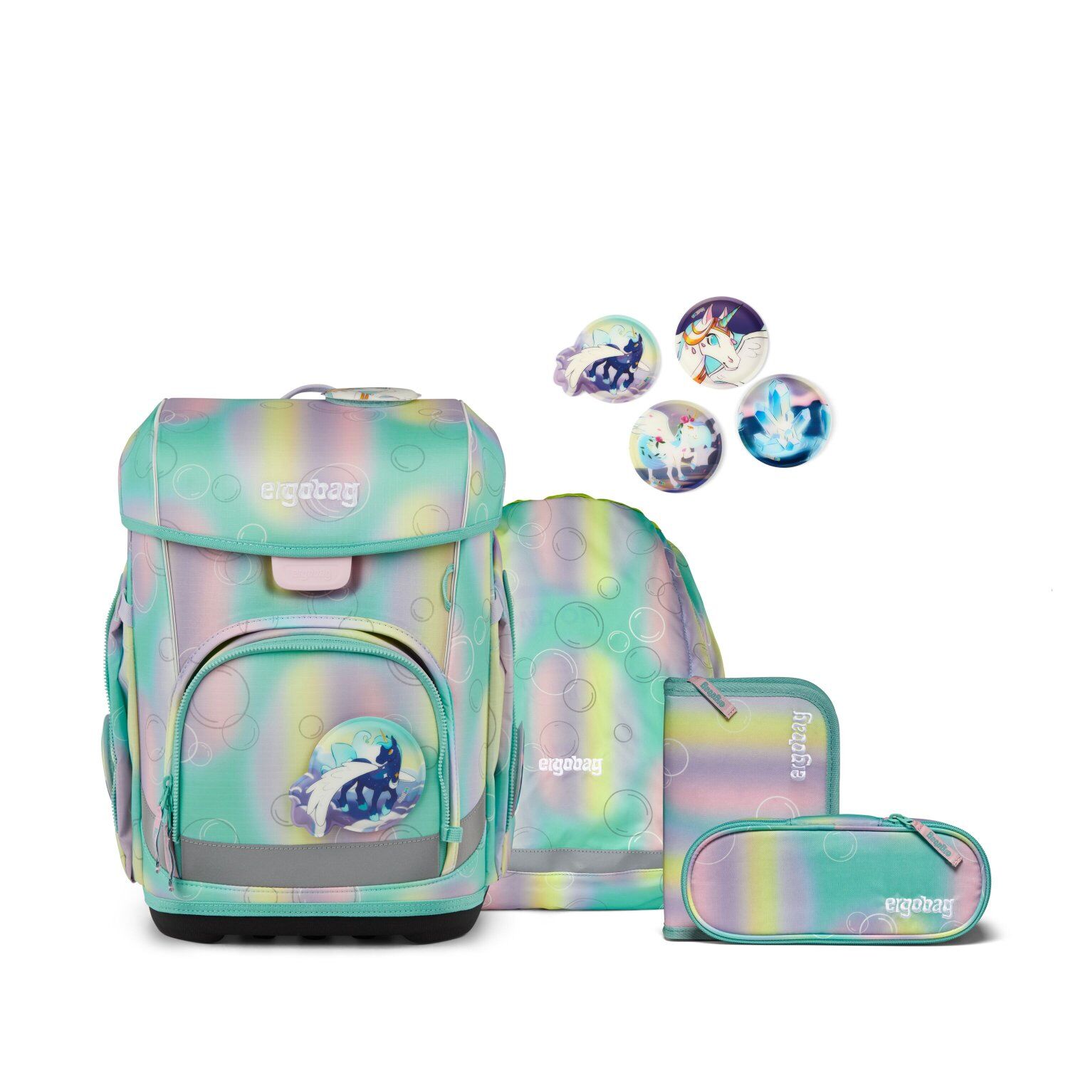 ergobag cubo light Schulranzen-Set ZauBärwelt