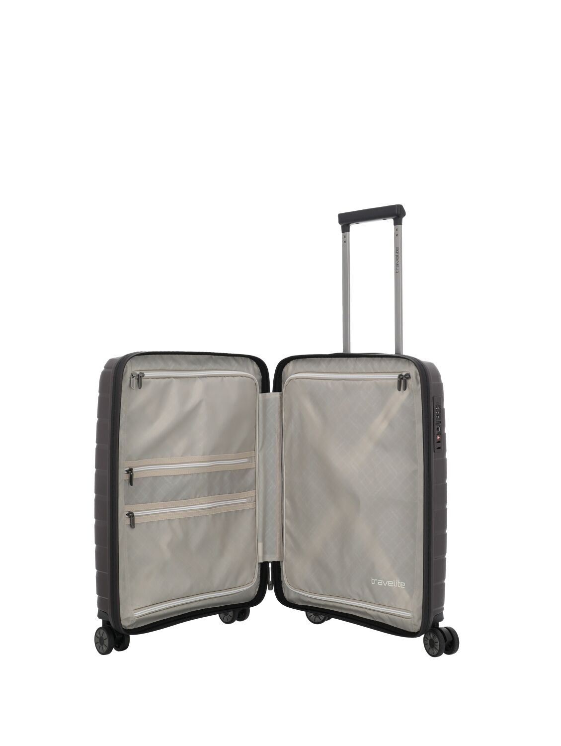 Travelite Koffer AIR BASE 4w Trolley S, Coffee