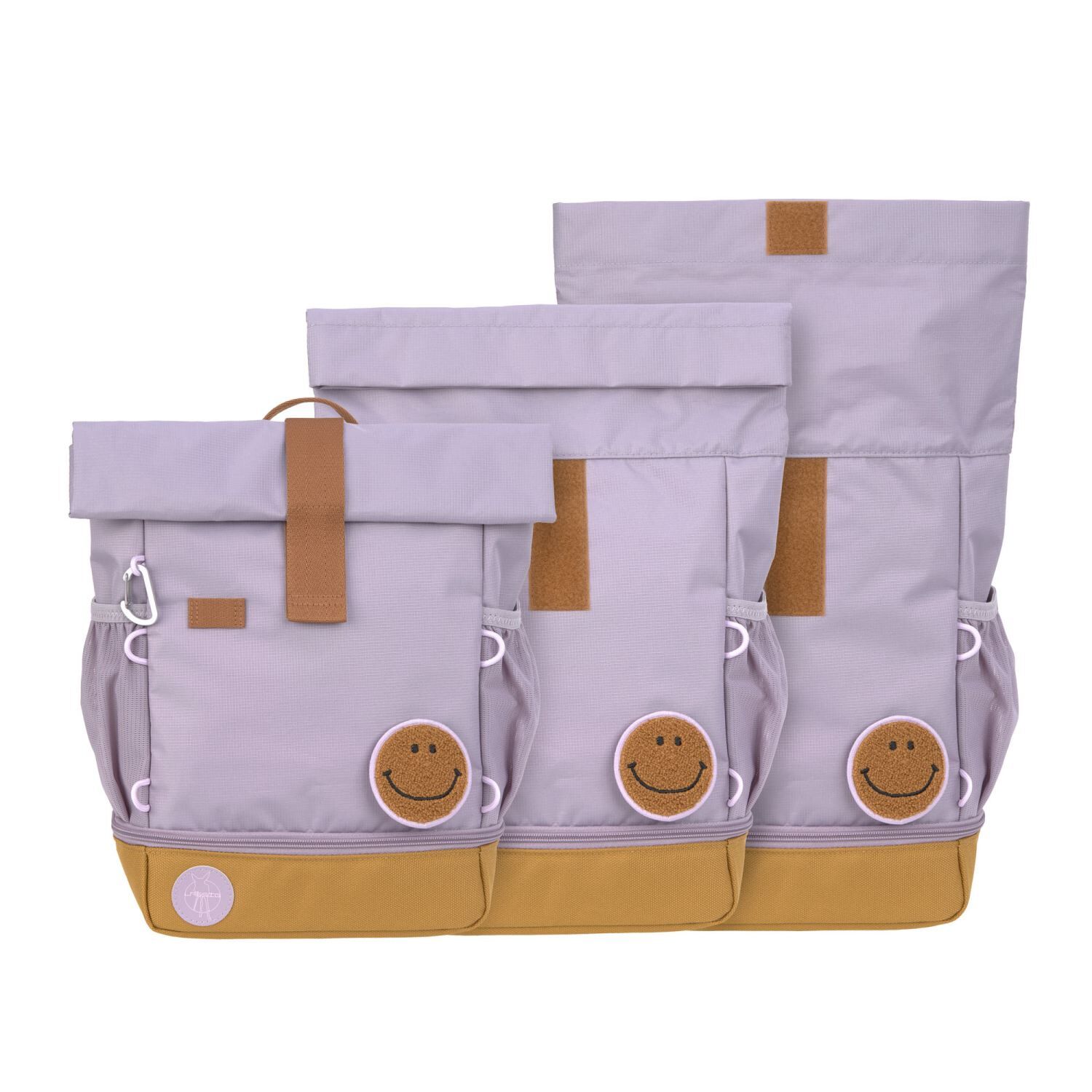 Lässig Kinderrucksack - Mini Rolltop Backpack Little Gang, lilac