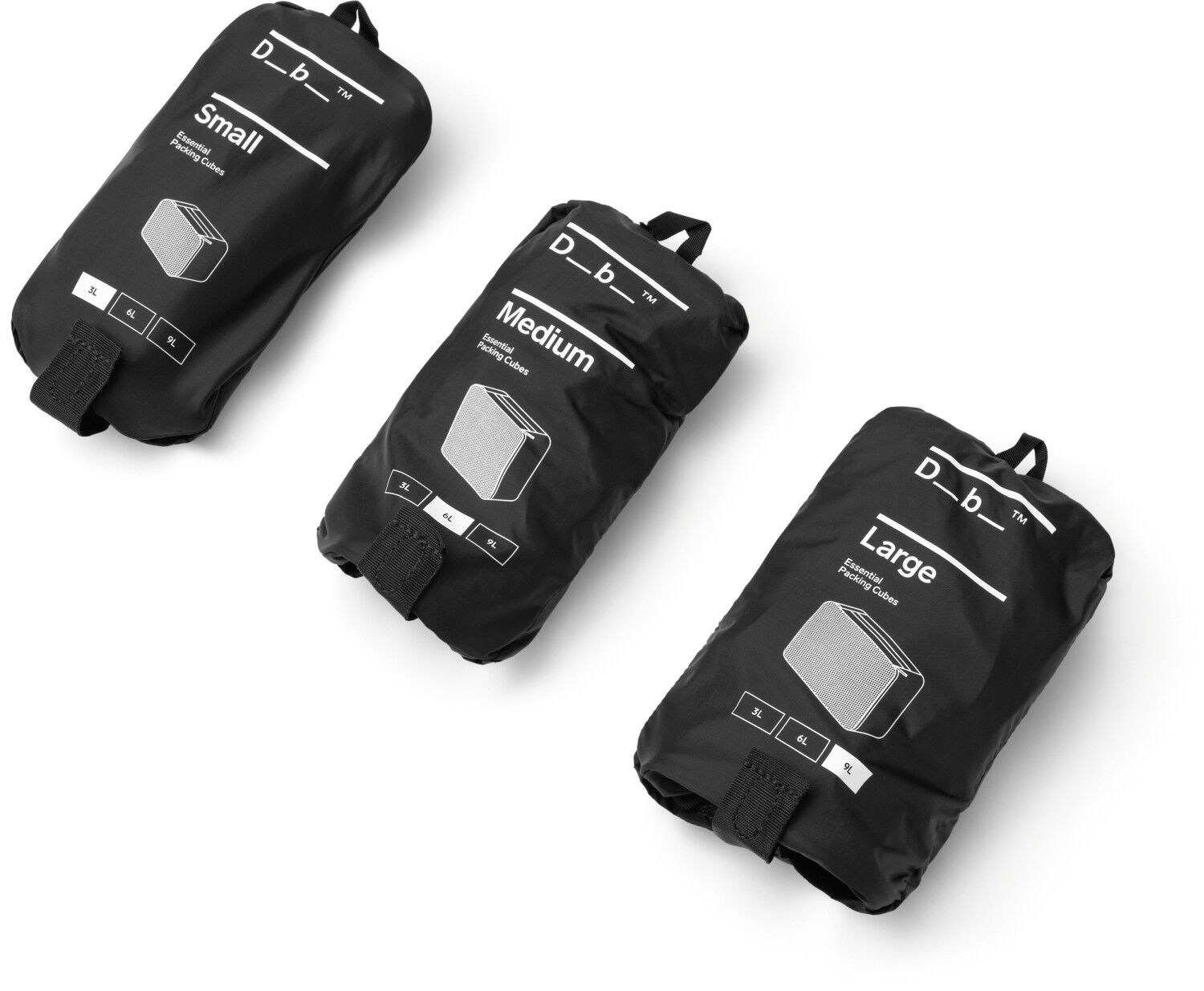 Db Journey Essential Packing Cube M - Black Out