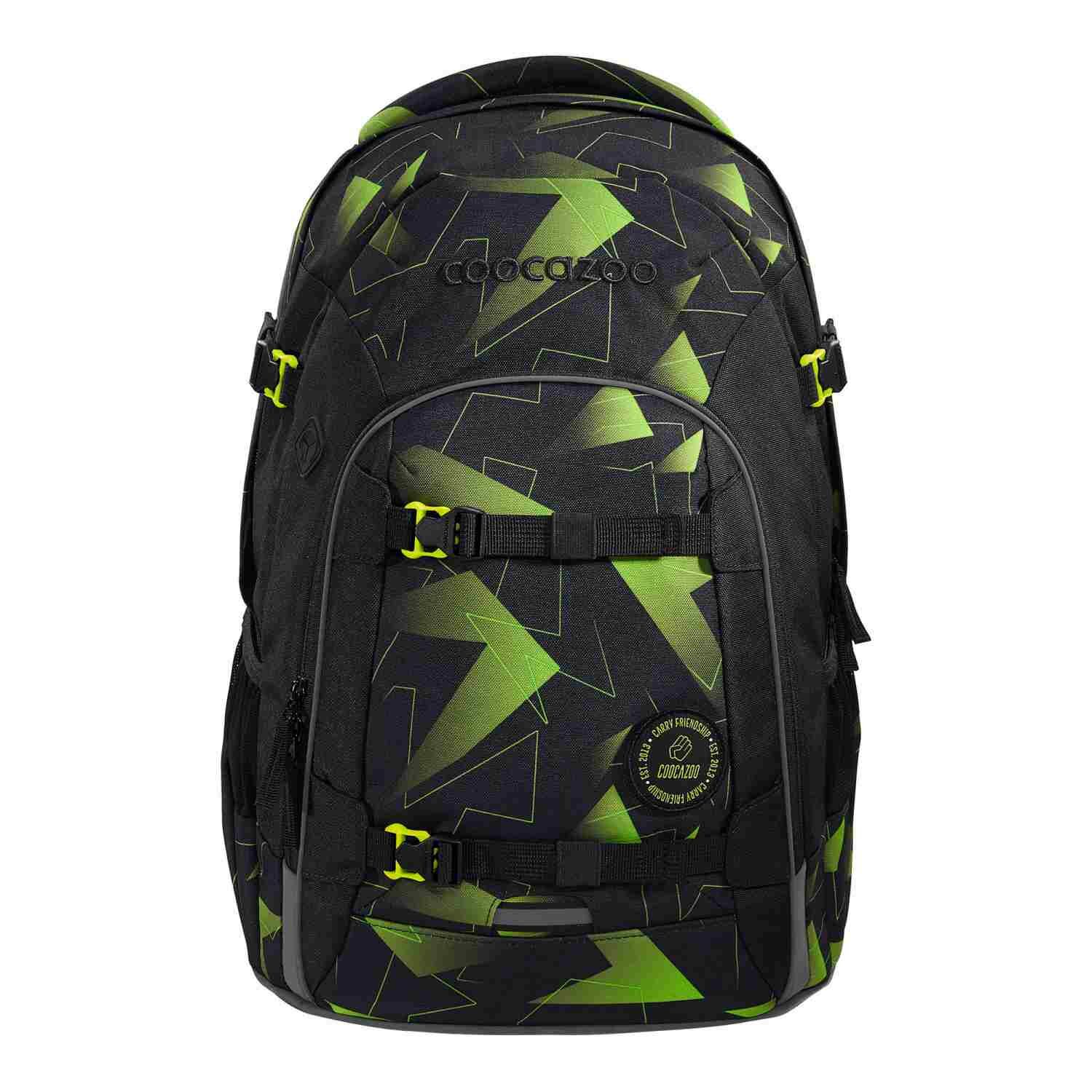 coocazoo Schulrucksack JOKER, Lime Flash