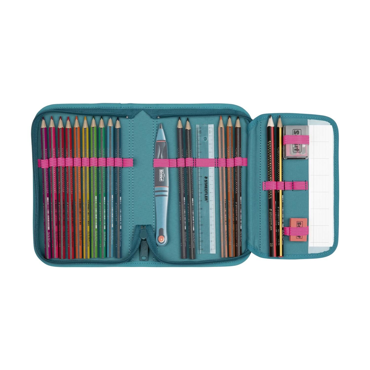 Scout Micro Schulranzen-Set 4 teilig Happy Confetti