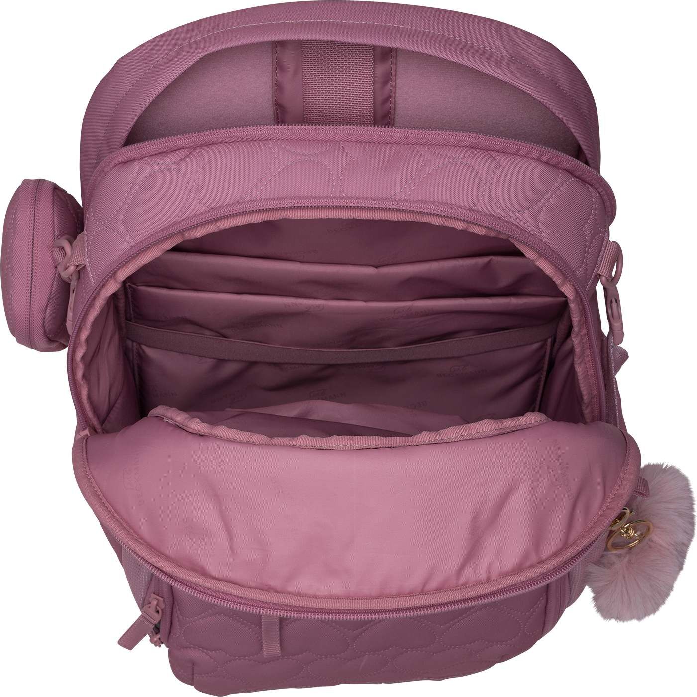 Beckmann Schulrucksack Sport Air Padded Heart Rose