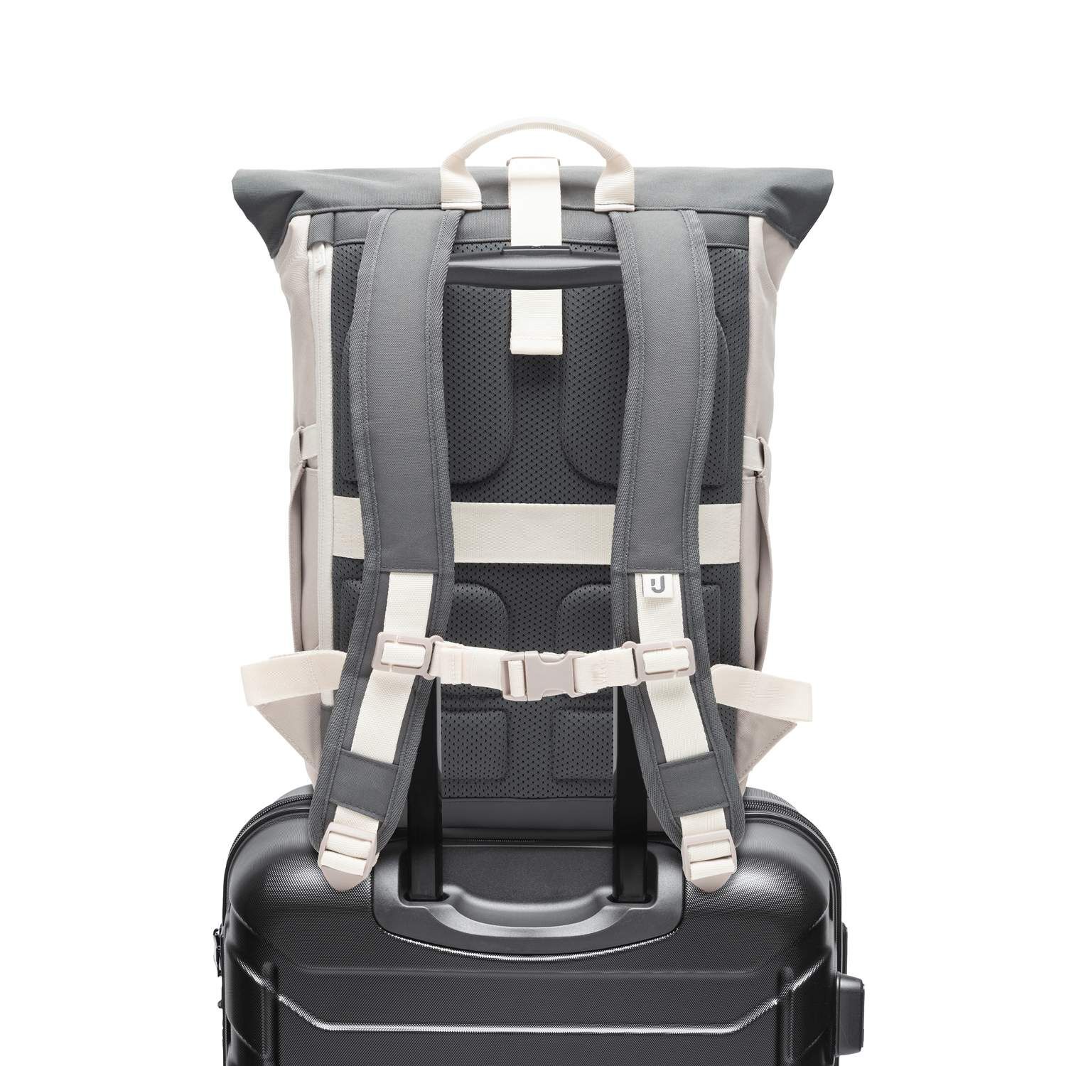 Johnny Urban Rolltop Rucksack Allen Large 2.0 Sand Grey