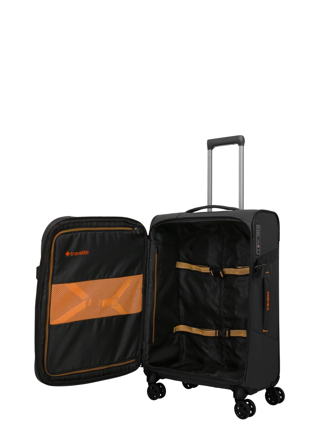 Travelite Koffer BRIIZE Trolley 4w M exp., Black