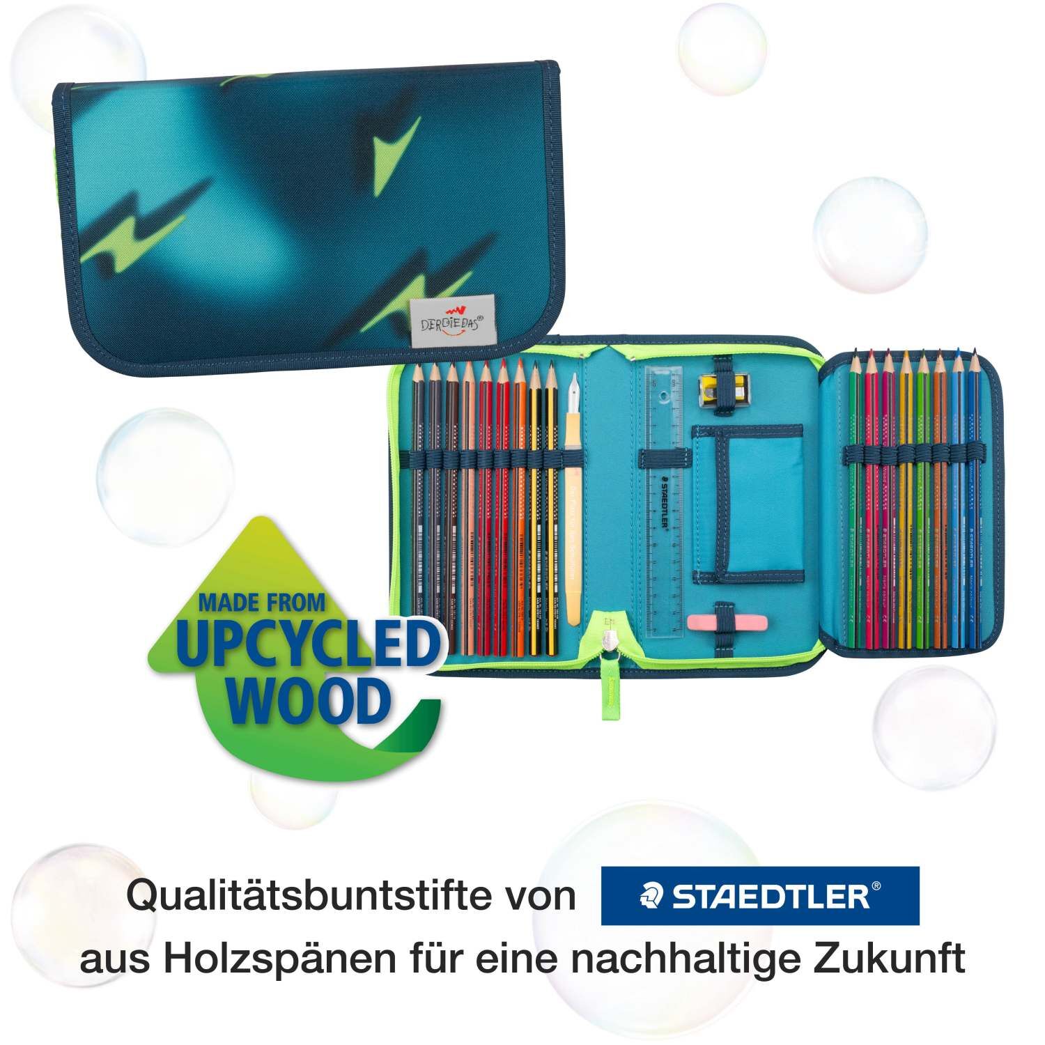 DerDieDas ErgoFlex Tiny Schulranzenset 5 teilig Magic Light