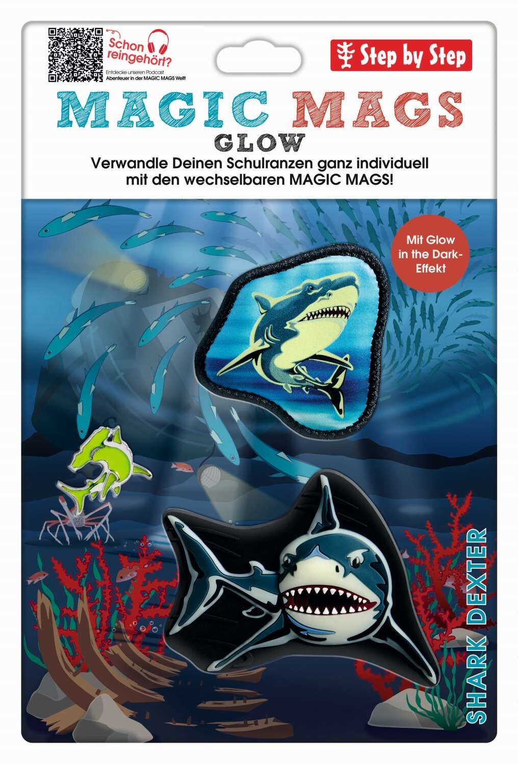 Step by Step MAGIC MAGS GLOW "Shark Dexter"