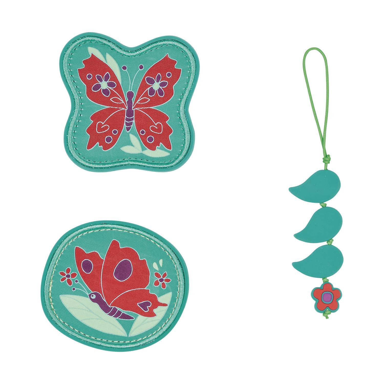 DerDieDas ErgoFlex Tiny Butterfly Garden Schulranzenset 5-teilig