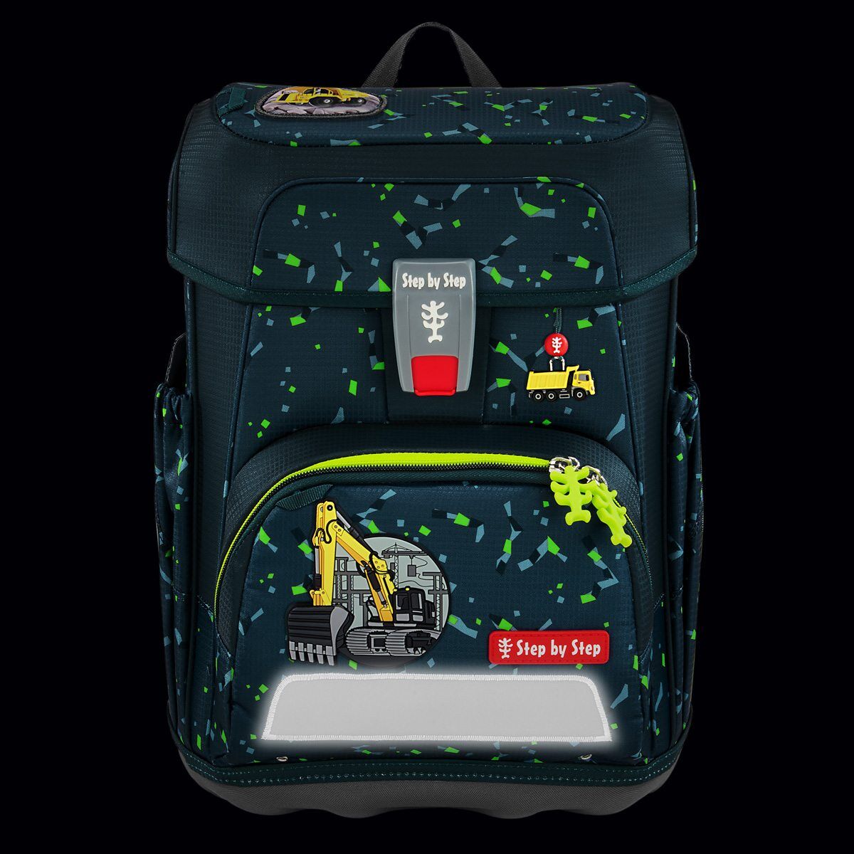 Step by Step CLOUD Schulranzen-Set "Bagger Rocco", 5-teilig
