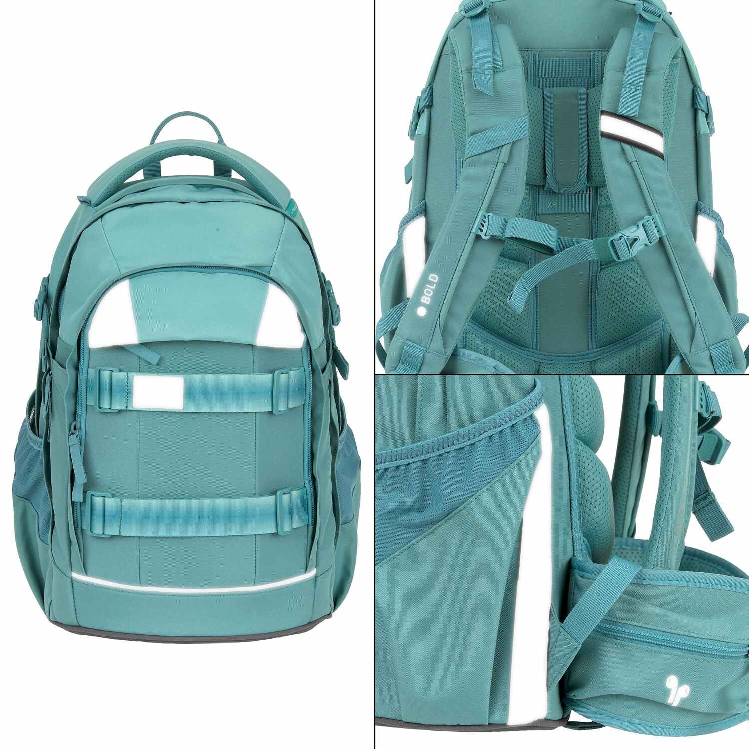 Lässig Schulrucksack BOLD Origin aqua