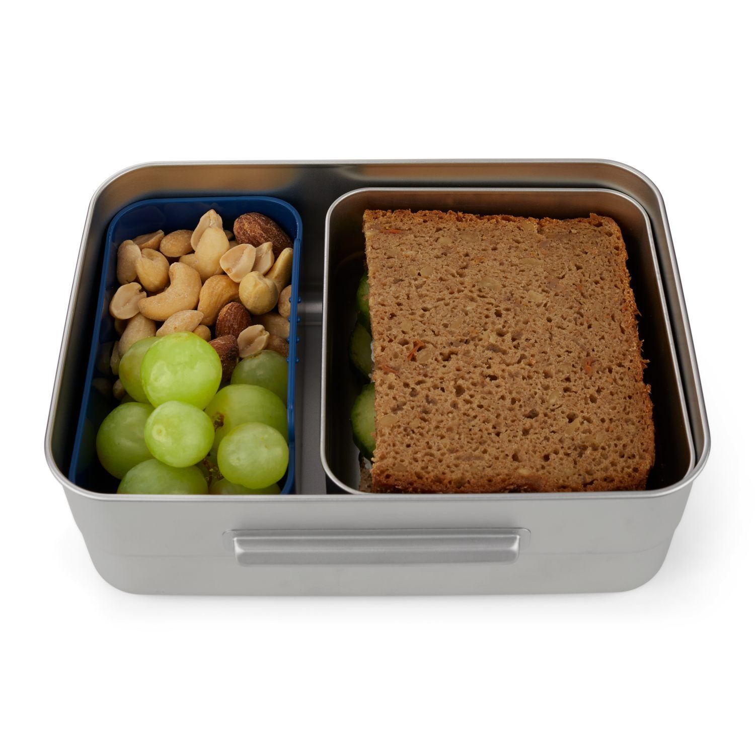 ergobag Edelstahl-Brotdosen Schwarz