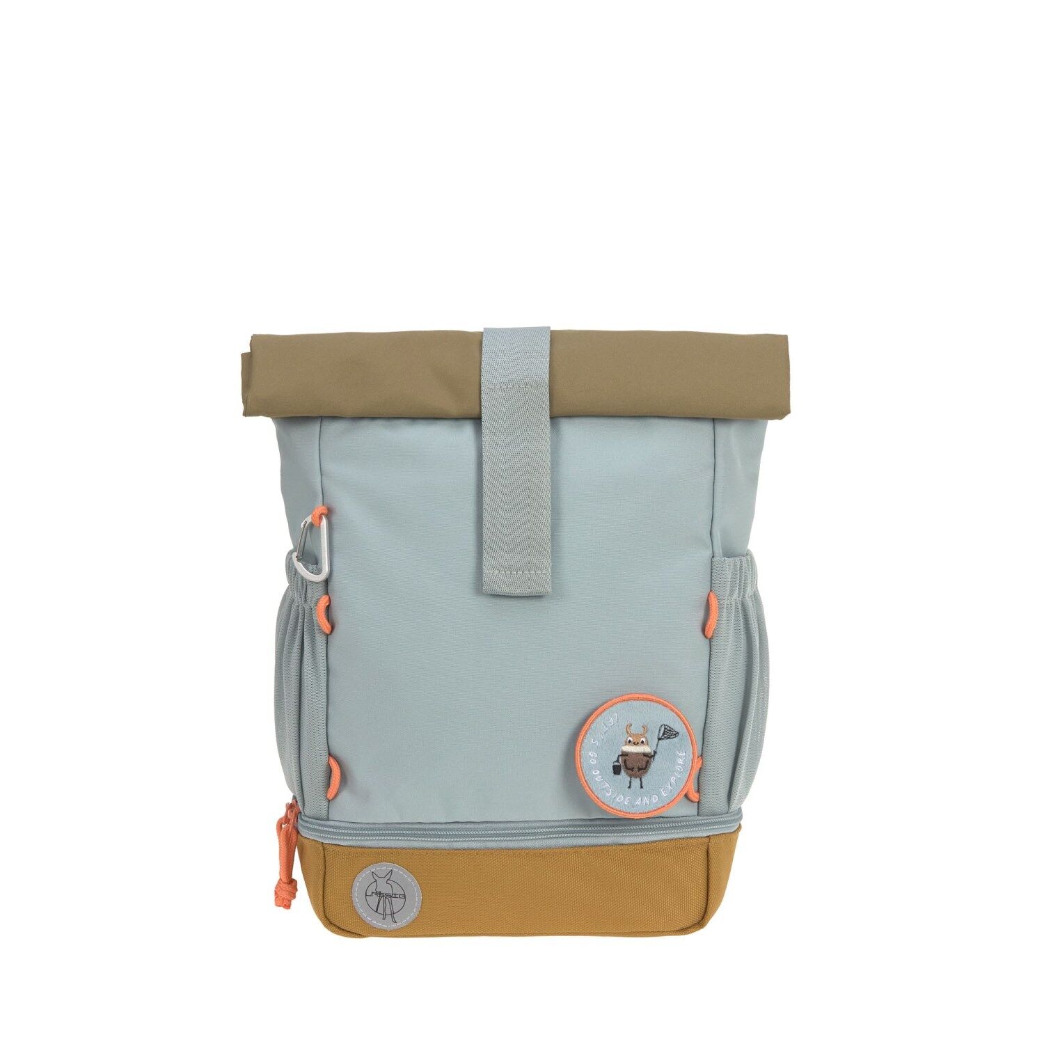 Lässig Kindergartenrucksack Rolltop Nature light blue