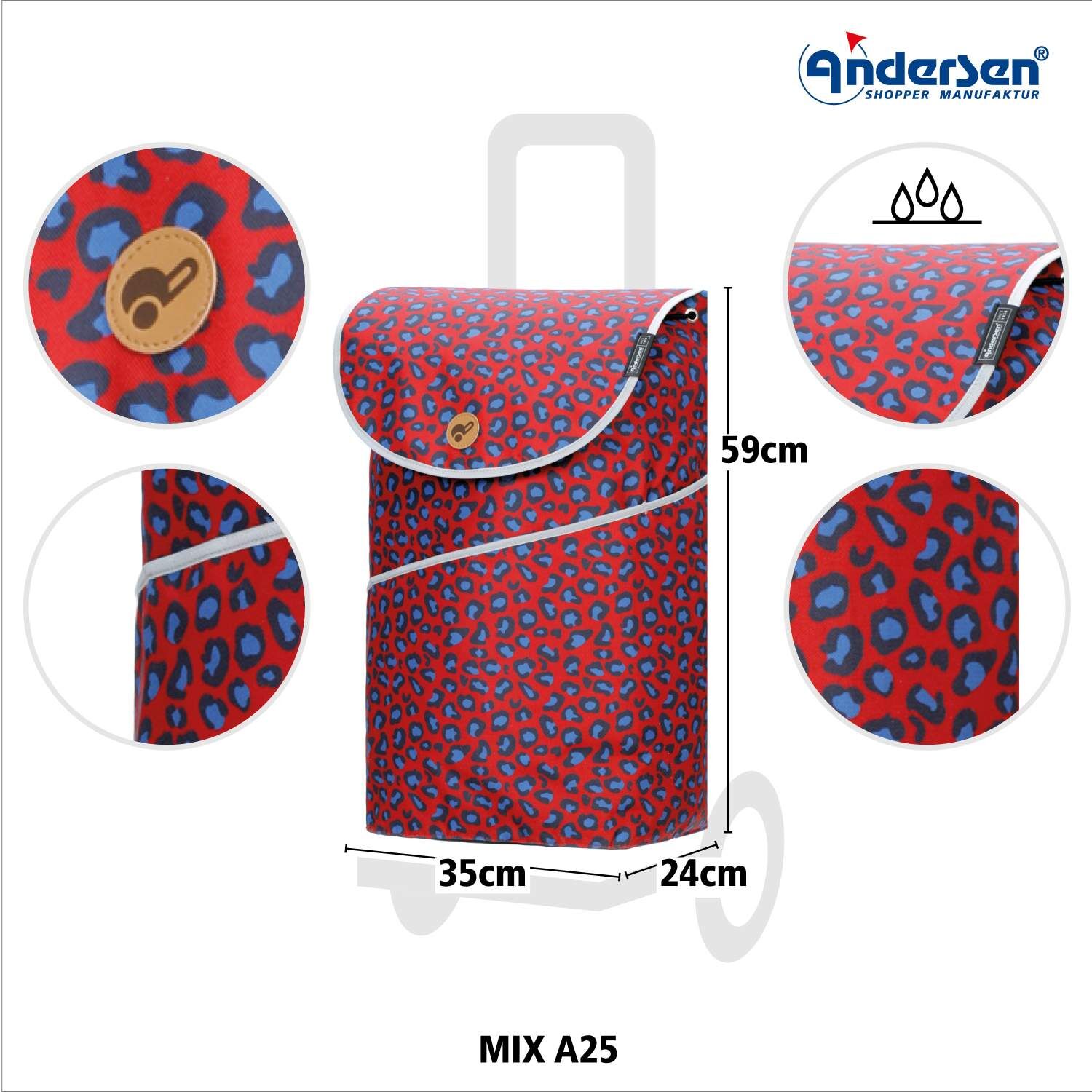 Andersen Einkaufstrolley Tasche MIX A25