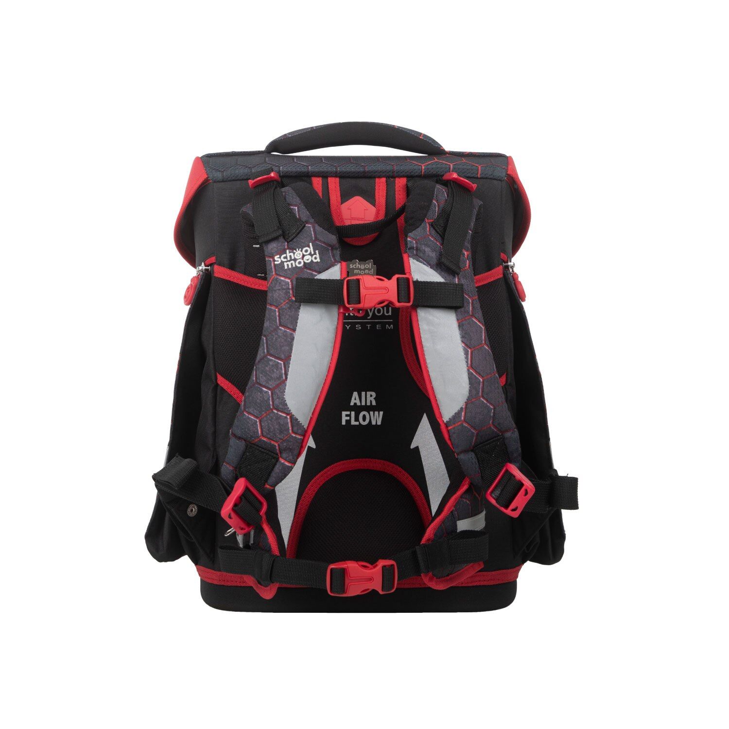 School Mood Champion Maxx Pro Mika (Drache), 7-tlg. Schulranzenset