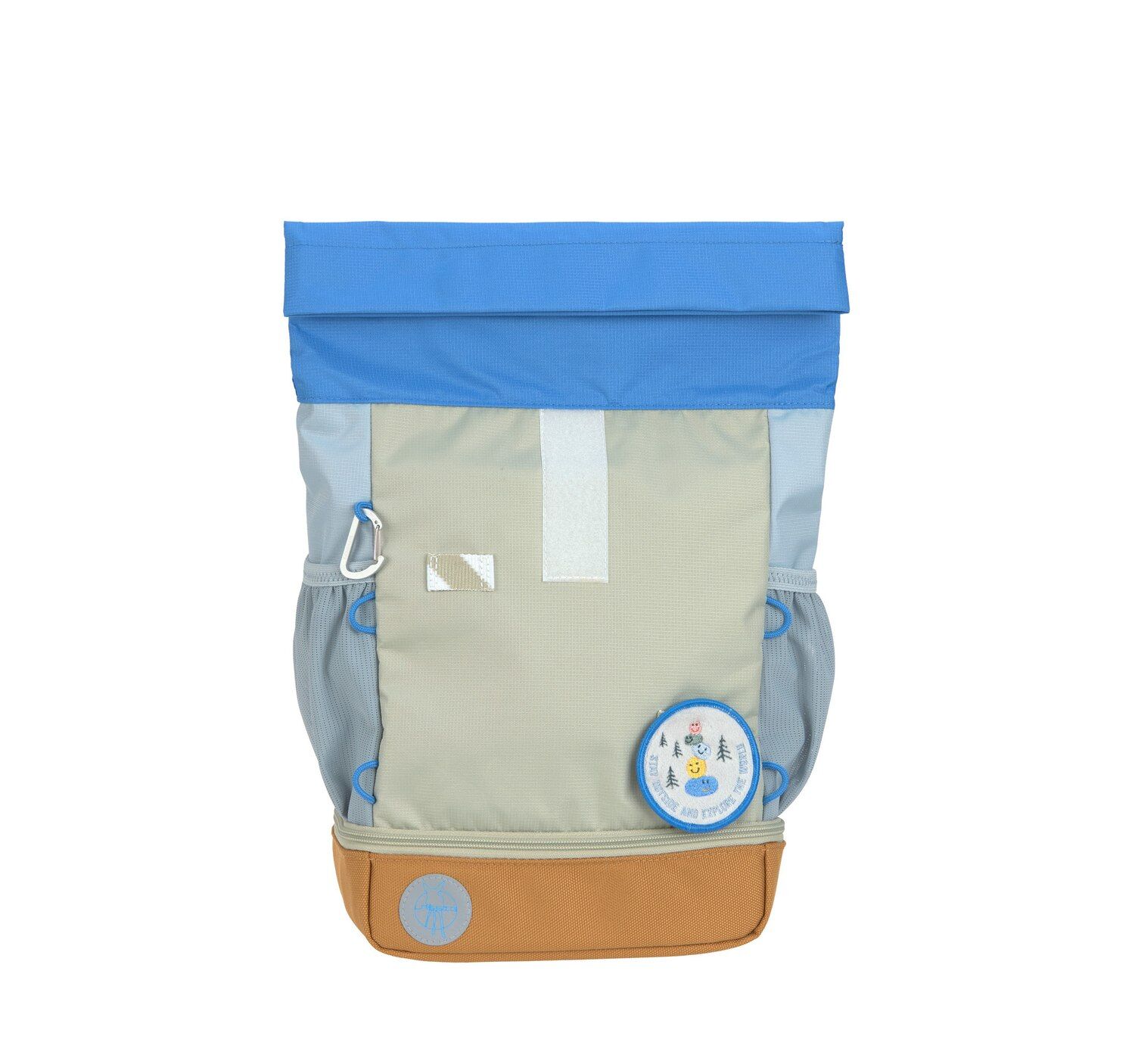 Lässig Kinderrucksack - Mini Rolltop Backpack Sunny Explorer, Grün Blau