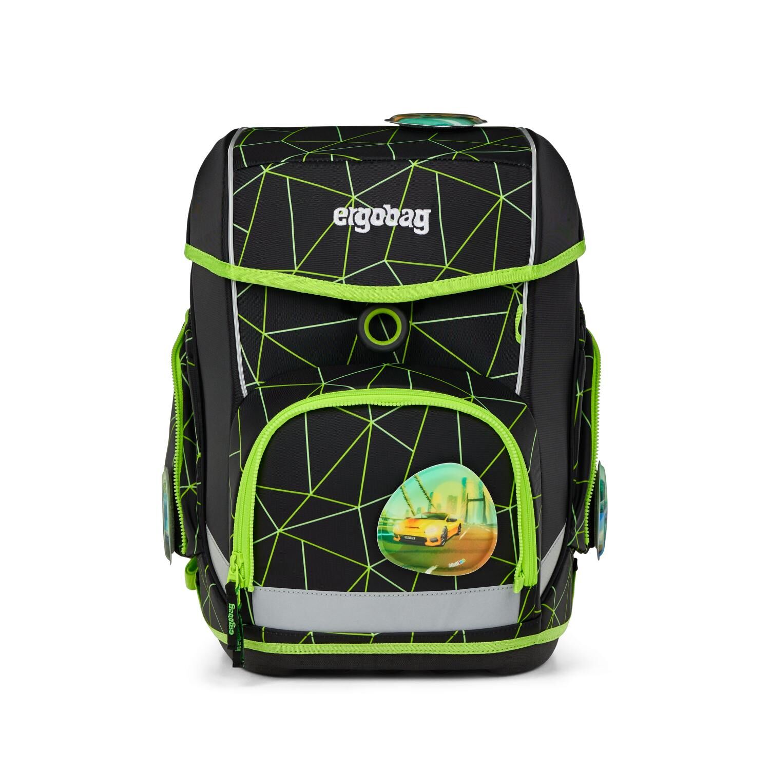 ergobag cubo Schulranzen-Set CyBär Race