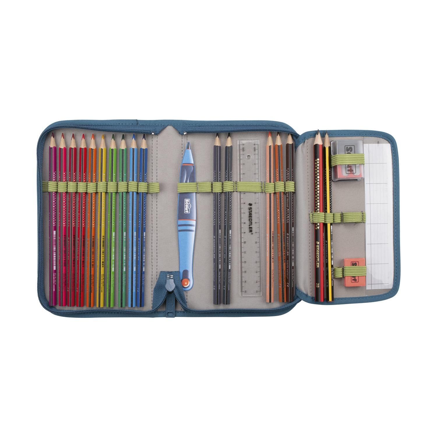 Scout Micro Schulranzen-Set 4 teilig Action