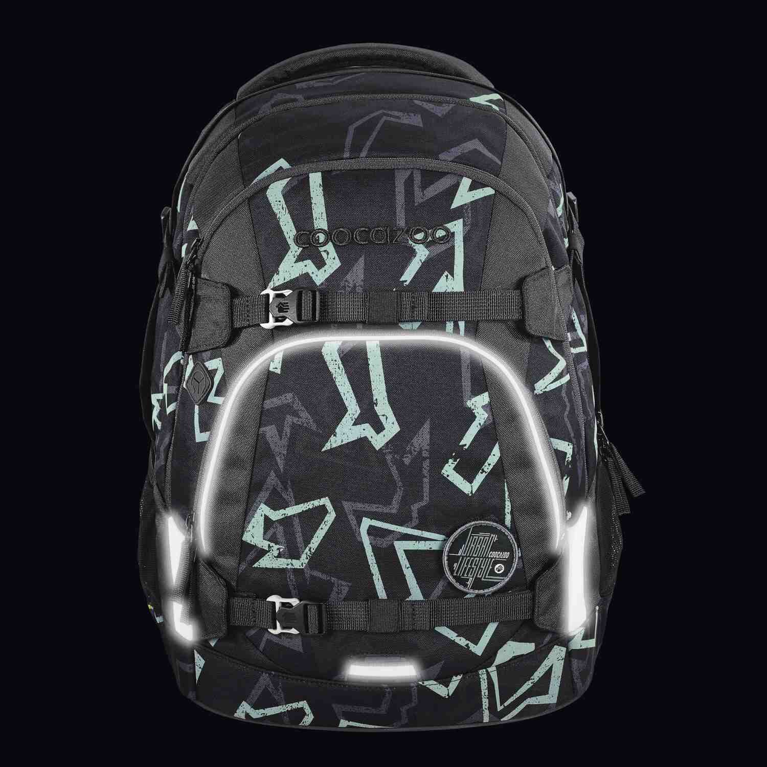 coocazoo Schulrucksack MATE, Reflective Graffiti