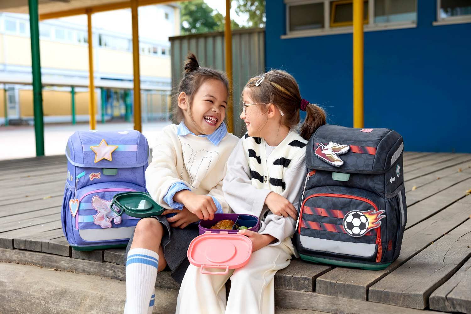 Lässig Schulranzen-Set Light, Unique Cloud lilac