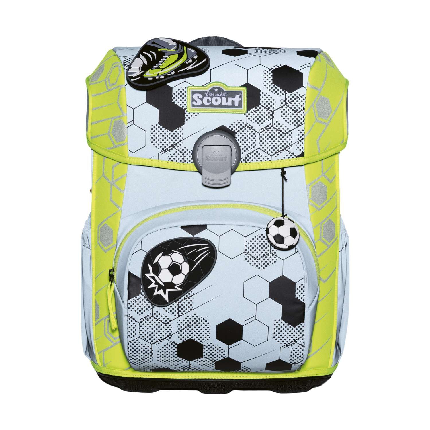 Scout Neo Schulranzen-Set 4 teilig Superflash Extreme Soccer Star