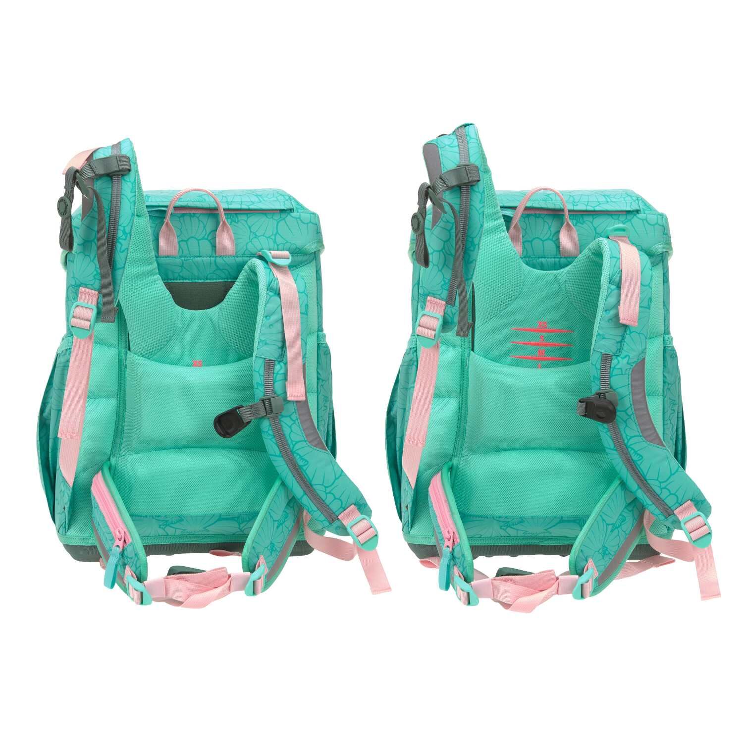 Lässig Schulranzen-Set Light, Unique Seashell turqouise