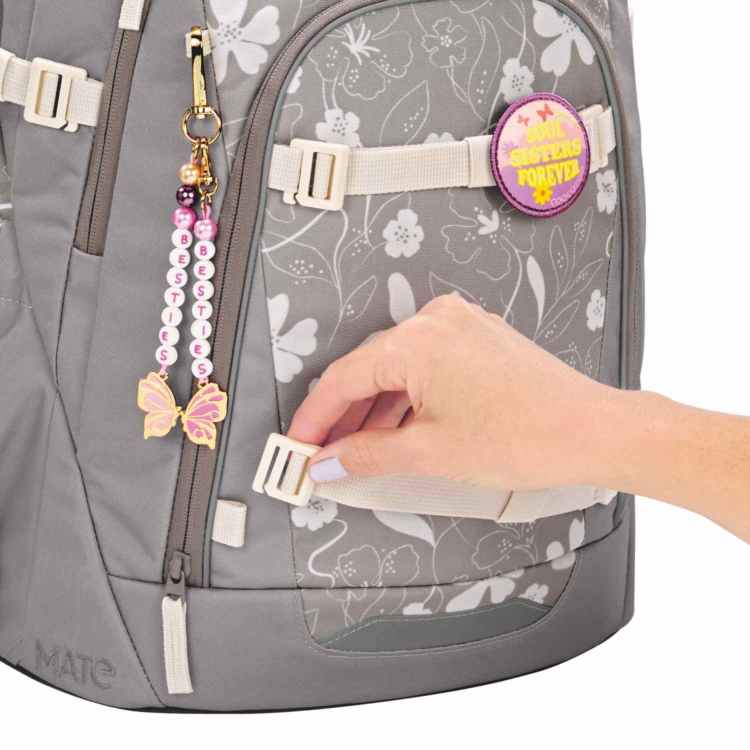 coocazoo Schulrucksack MATE, Vanilla Bloom