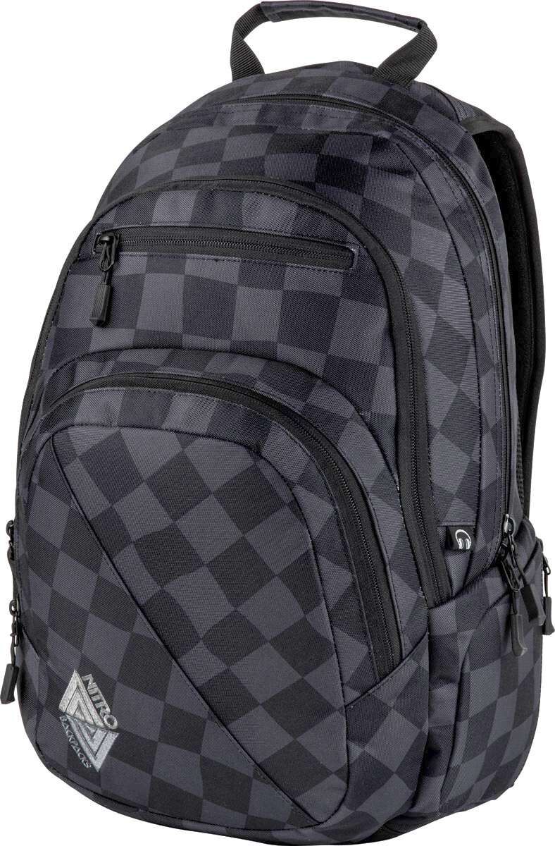 Nitro Rucksack STASH 29 BLACK CHECKER schwarz