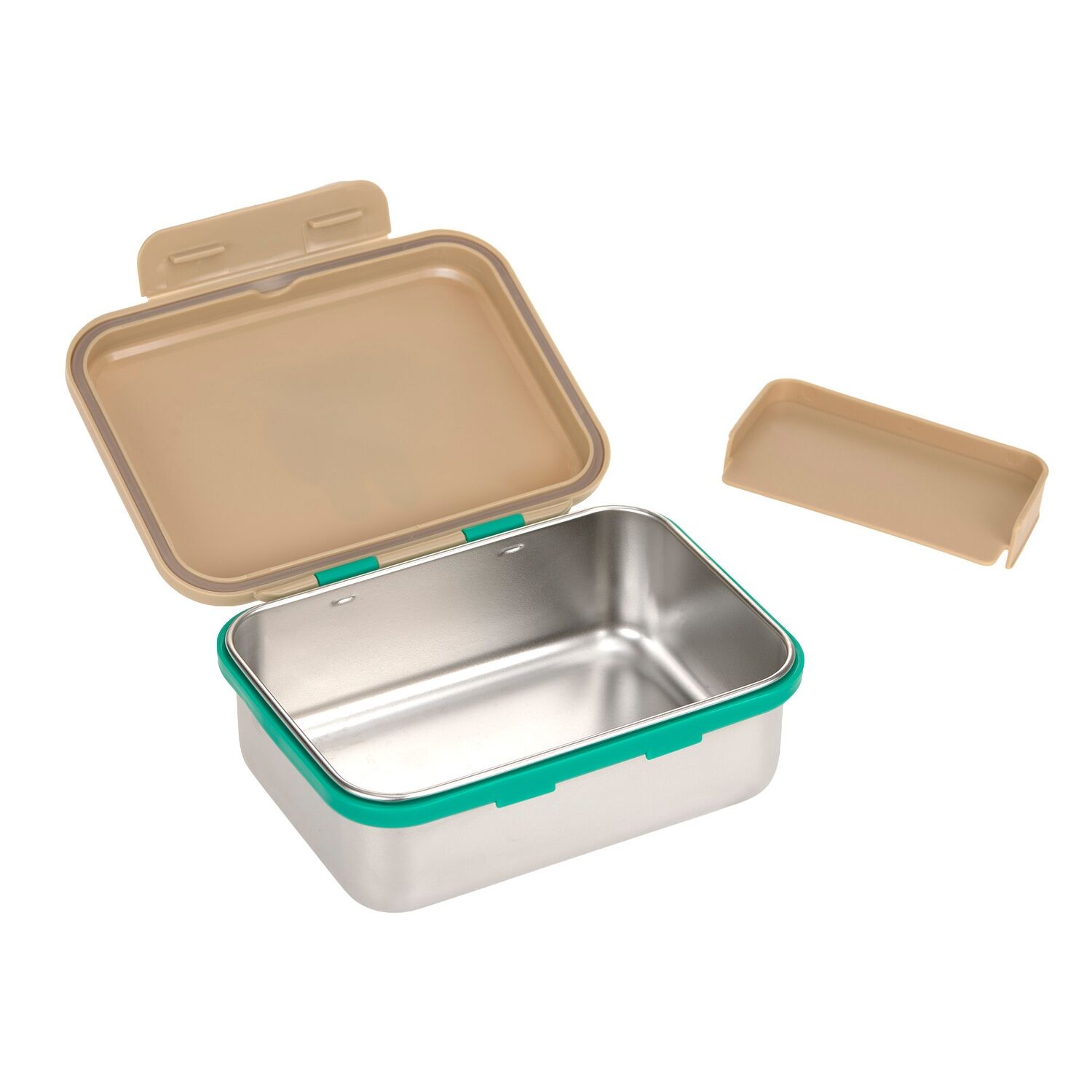 Lässig Brotdose Kinder - Edelstahl Lunchbox, Happy Trails Frog
