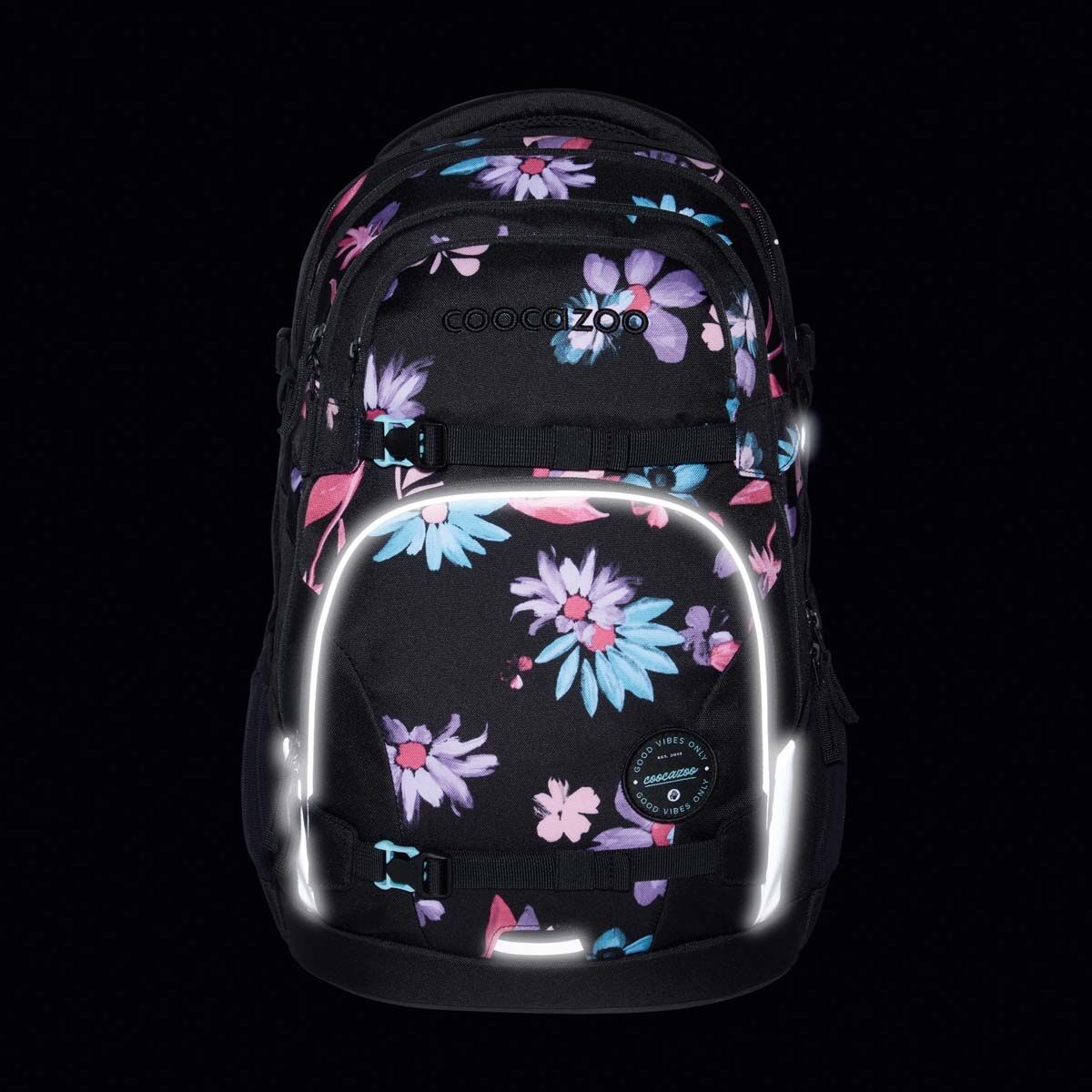 coocazoo Schulrucksack PORTER, Floral Artnight