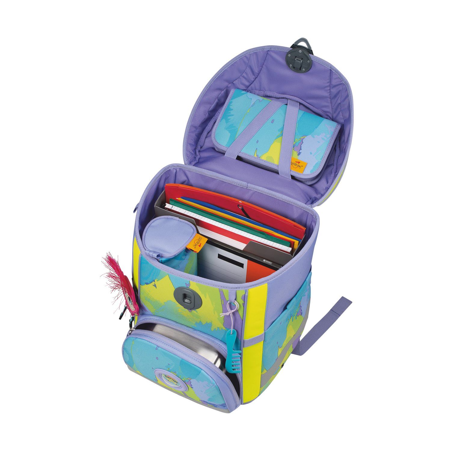DerDieDas ErgoFlex EASY Schulranzenset 5-teilig Hippie Hair
