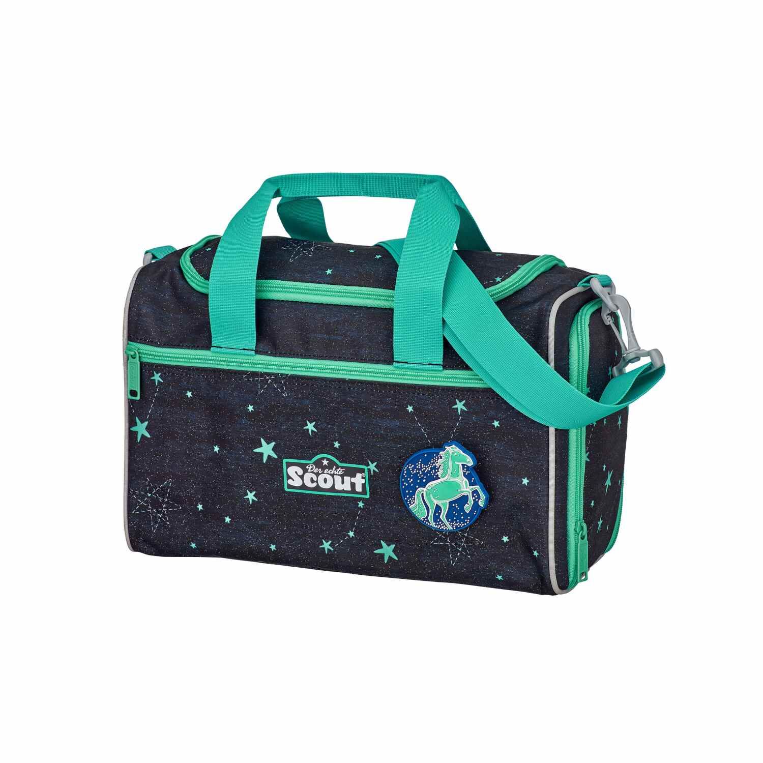 Scout Sunny II Schulranzen-Set 4tlg LED STERNENHIMMEL