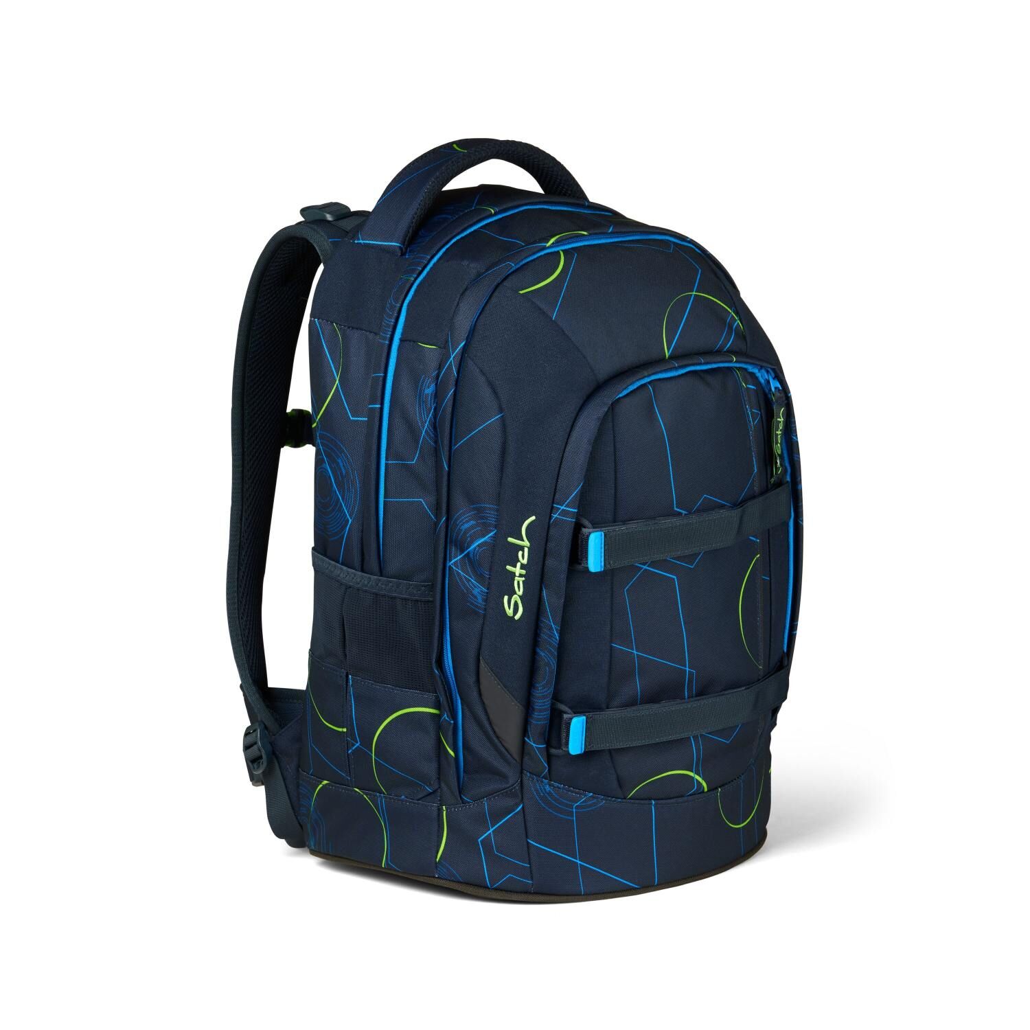 Satch pack Schulrucksack Blue Tech New