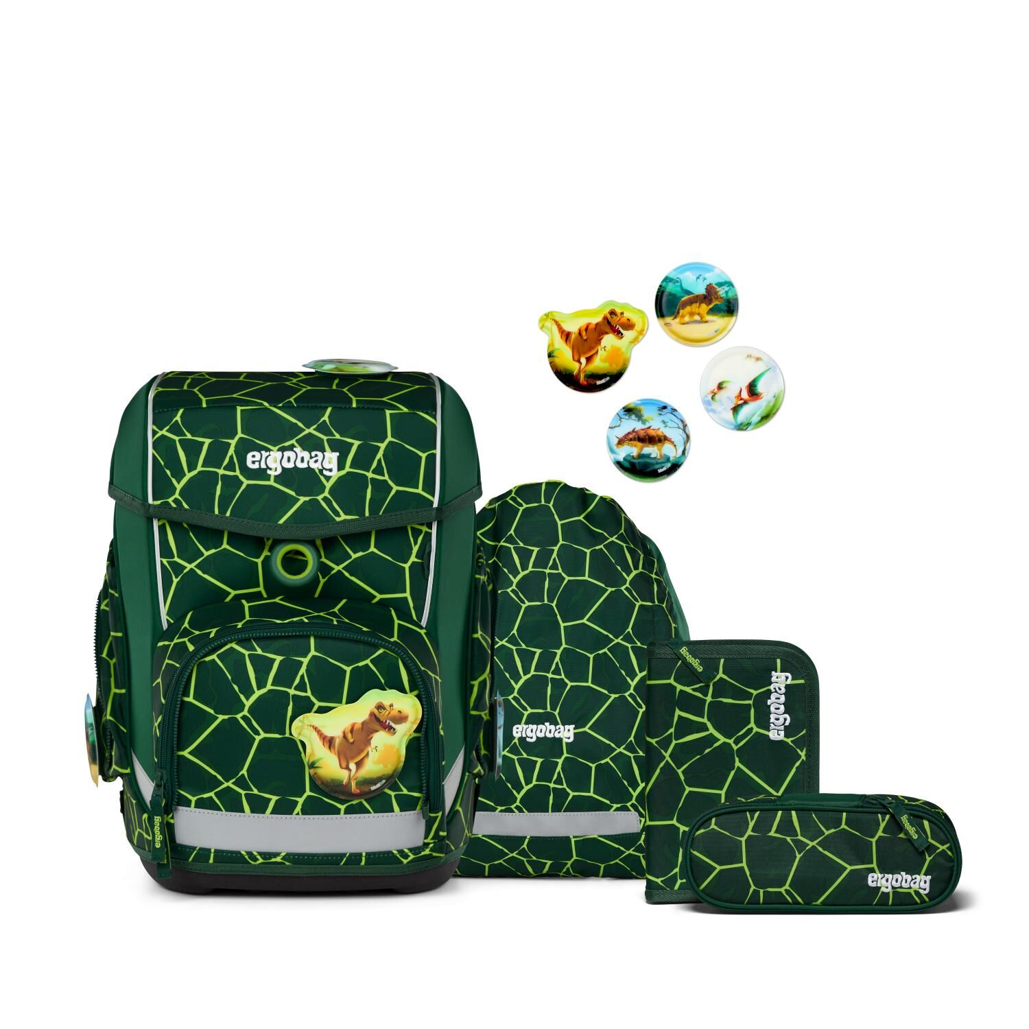 ergobag cubo Schulranzen-Set BärRex
