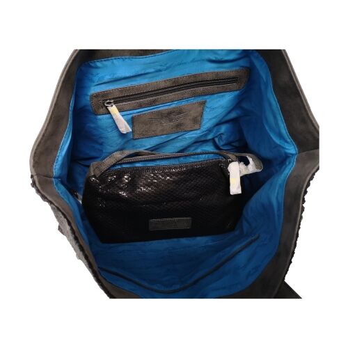 Fritzi aus Preußen Andrina Scaly Black Handtasche Shopper