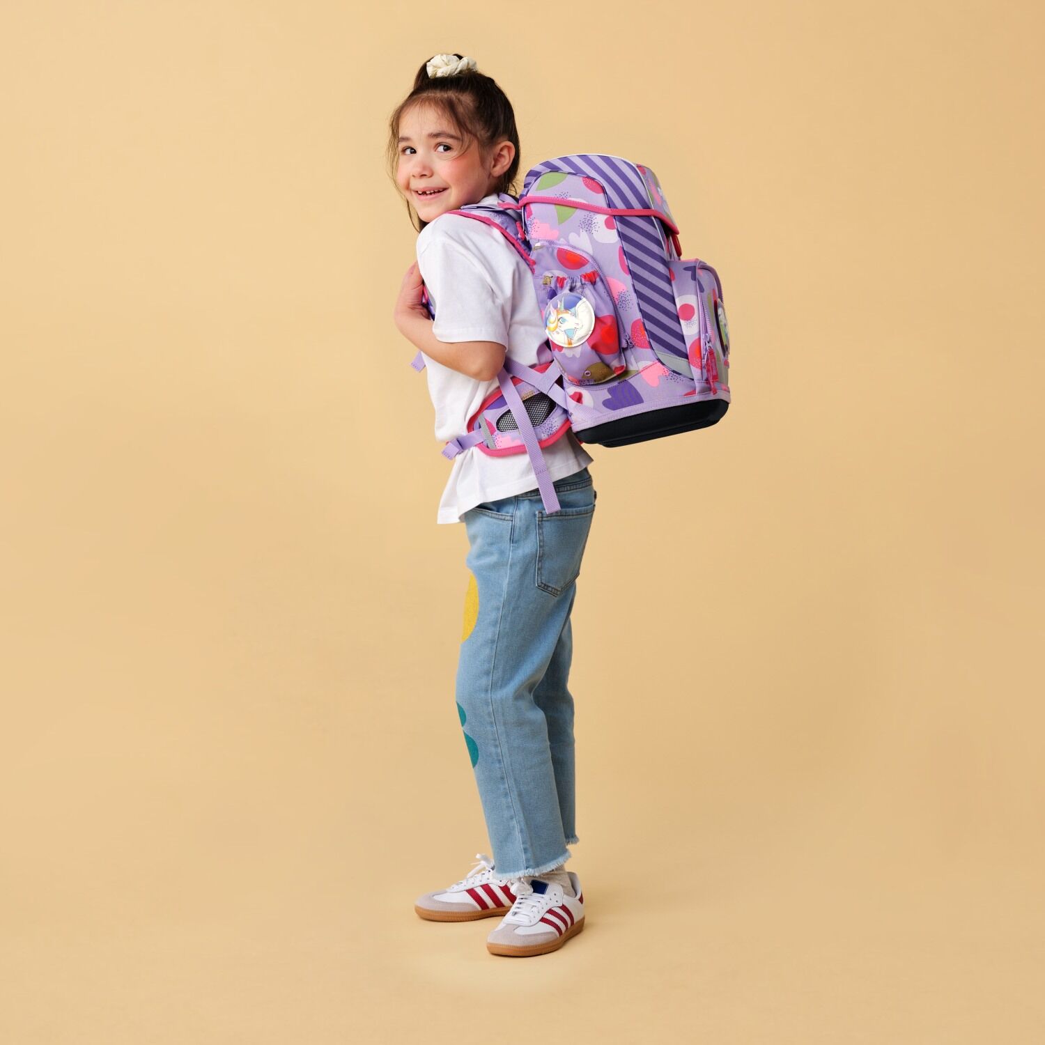 ergobag cubo light Schulranzen-Set BlütenzauBär