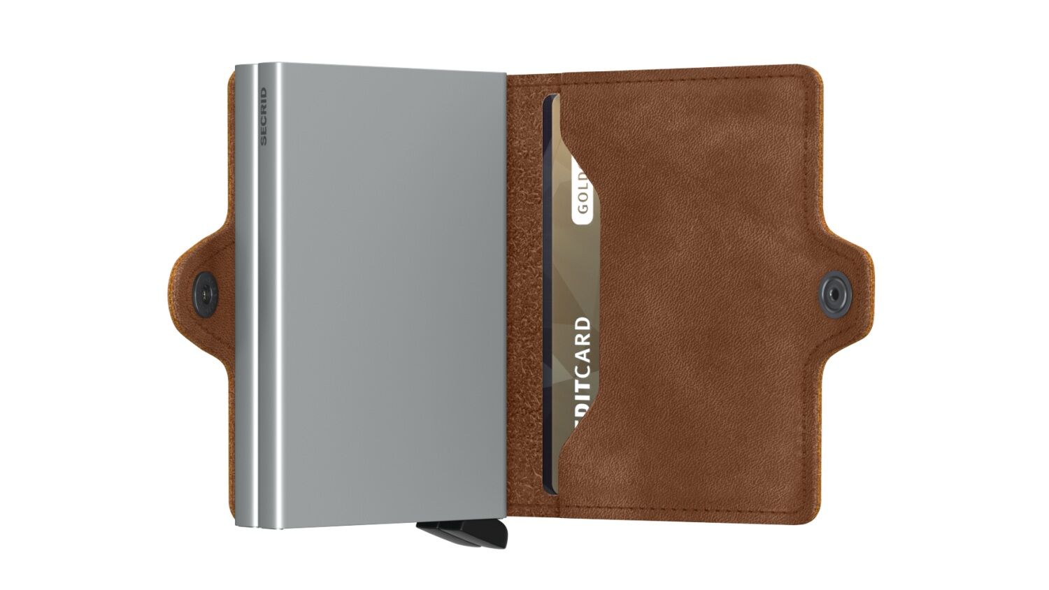 Secrid Twinwallet Vintage Cognac-Silver
