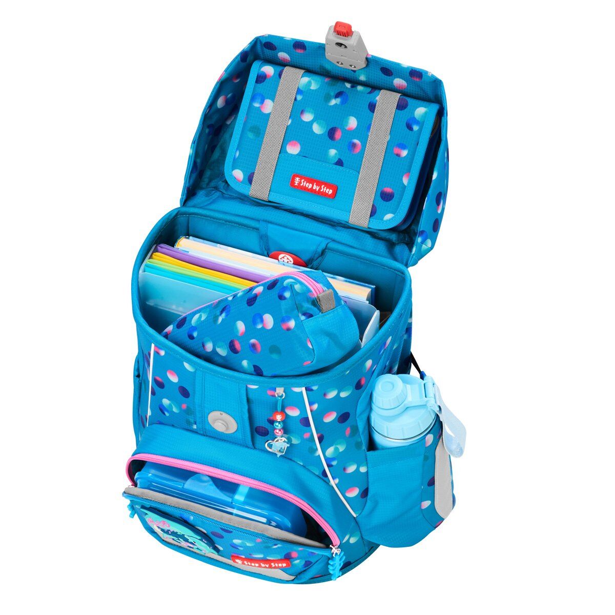 Step by Step FIT Schulranzen-Set "Dolphin Finja", 5-teilig