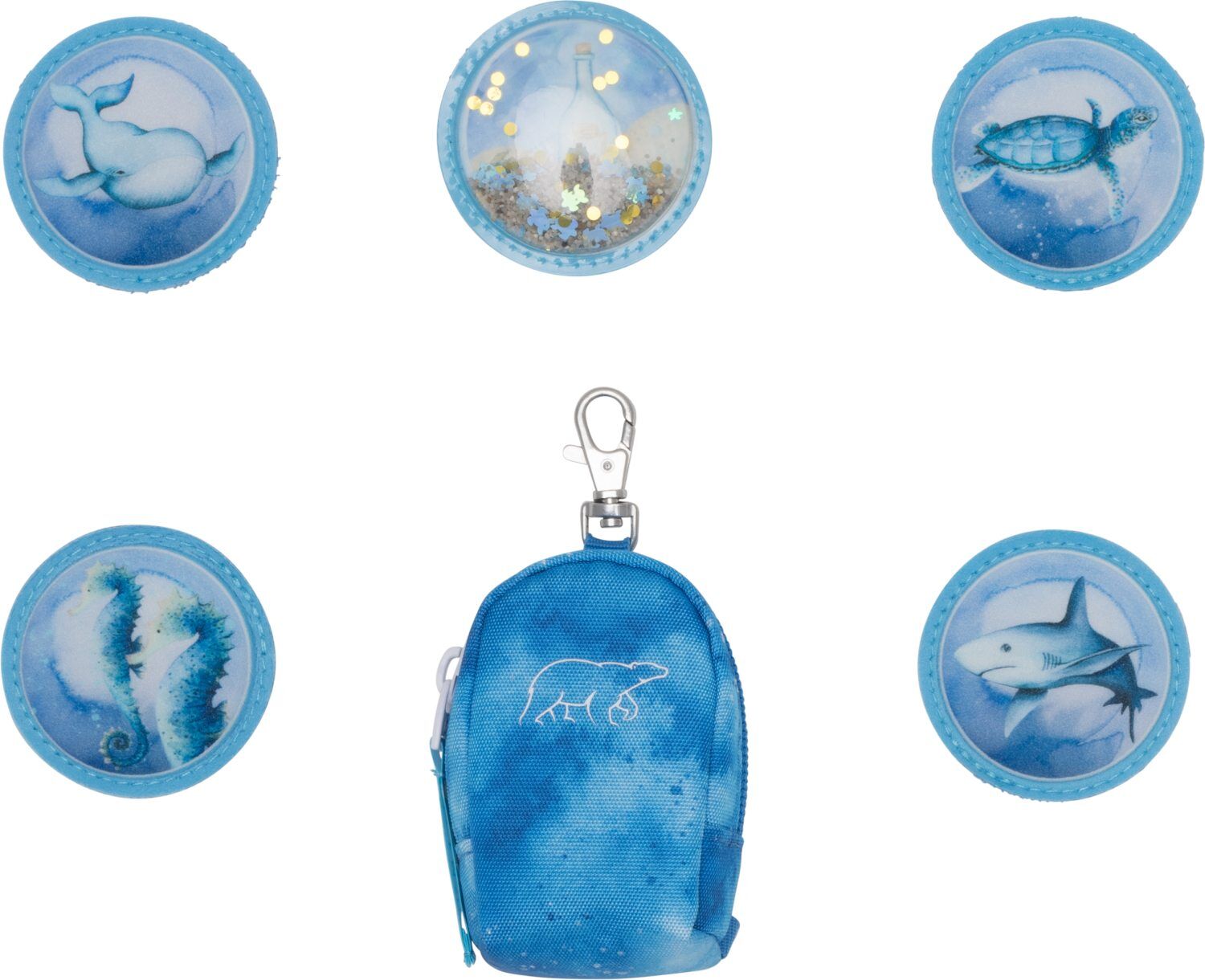 Beckmann Button bag Ocean