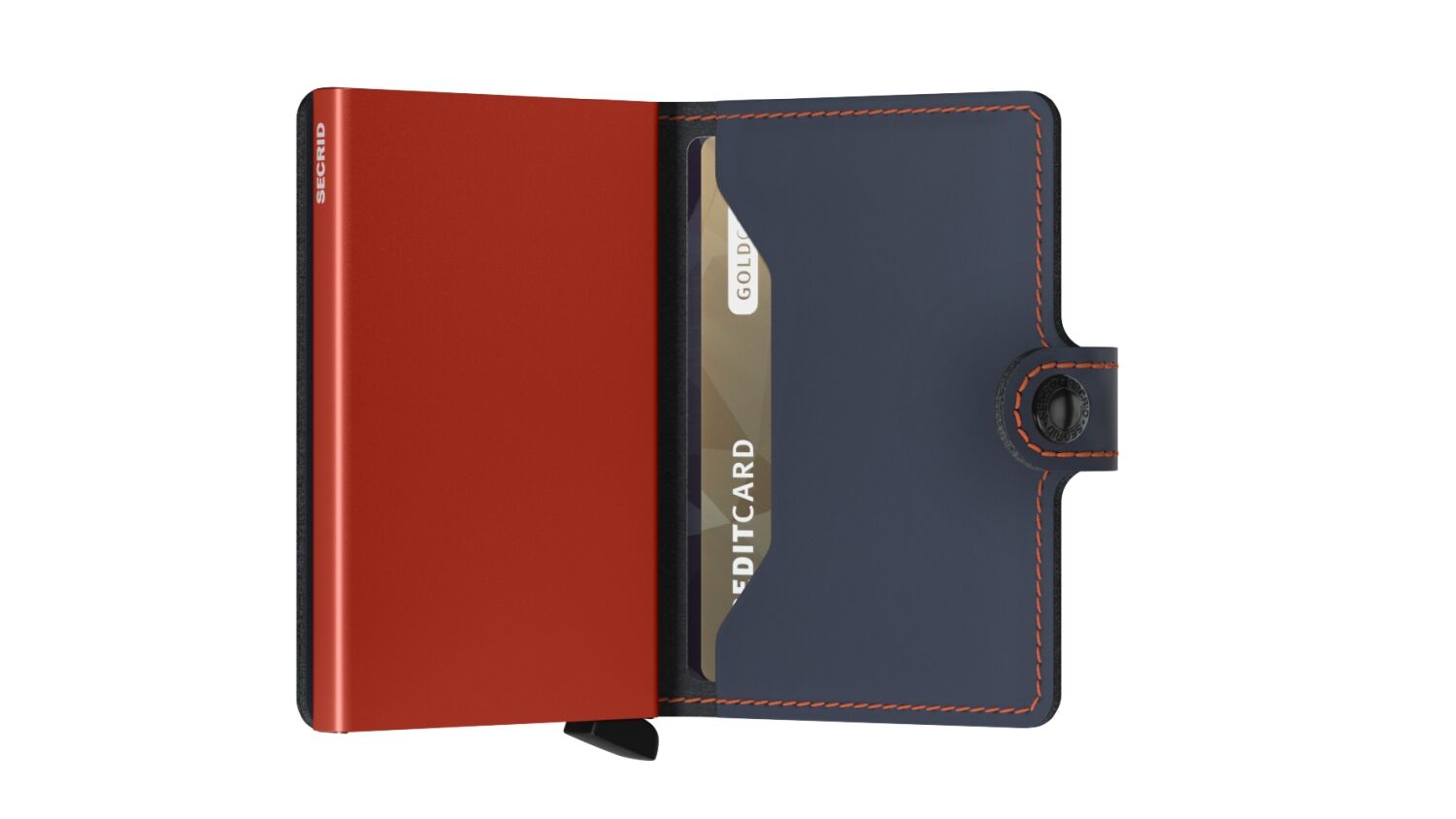 Secrid Miniwallet Matte Nightblue & Orange
