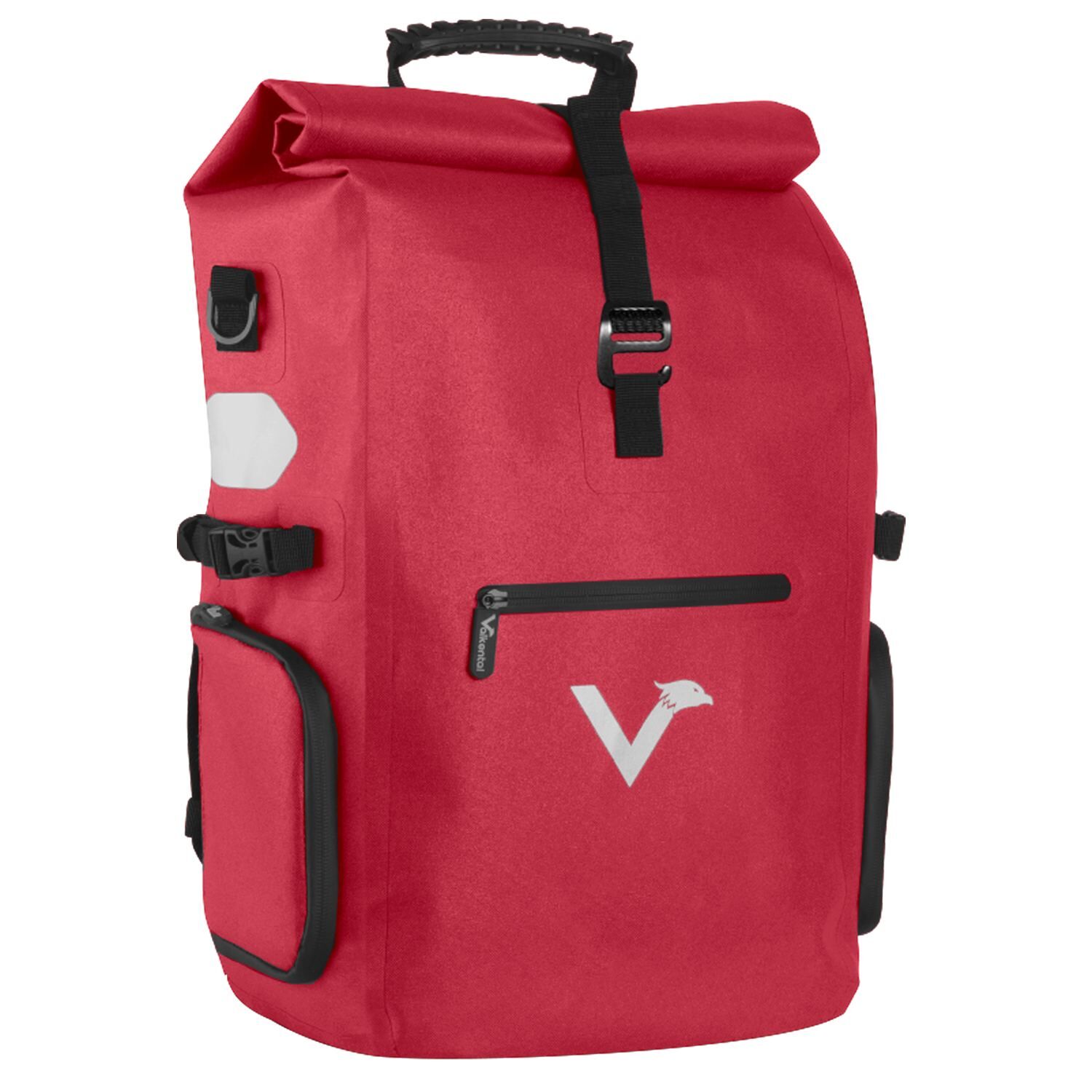 Valkental ValkPro 3in1 Fahrradtasche - Rot