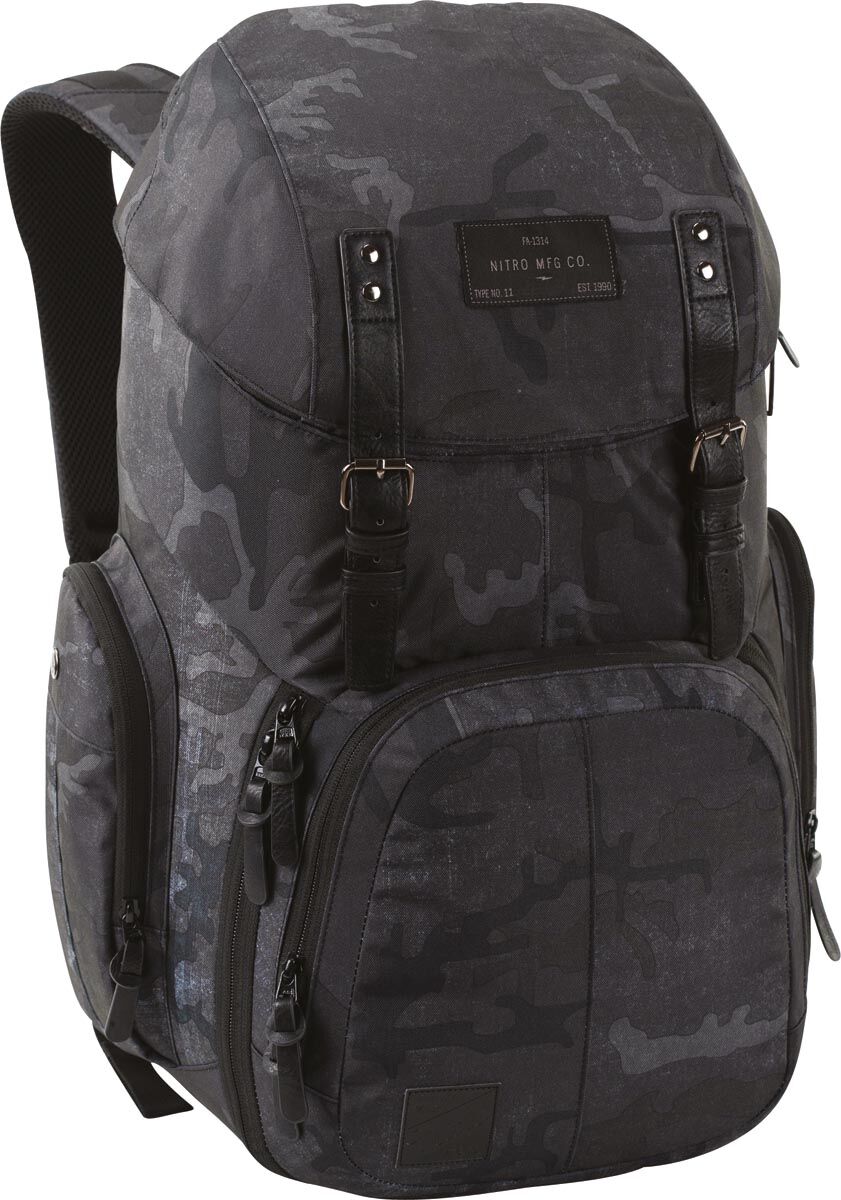 Nitro Rucksack WEEKENDER FORGED CAMO schwarz