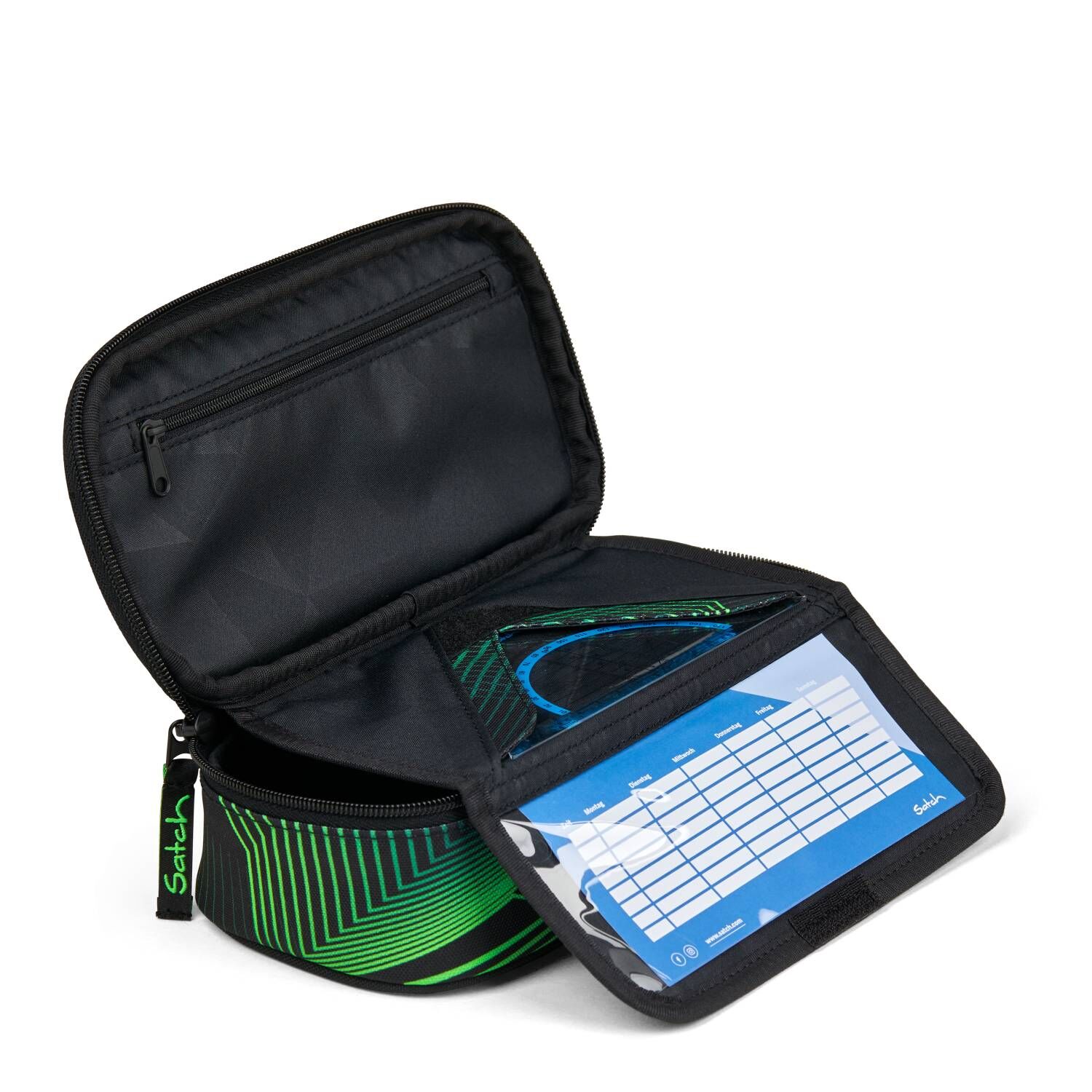 Satch Schlamperbox Seismic Green schwarz