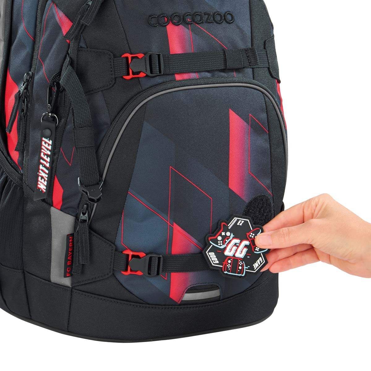 coocazoo Schulrucksack-Set MATE FC Bayern, Stern des Südens, 2-tlg.