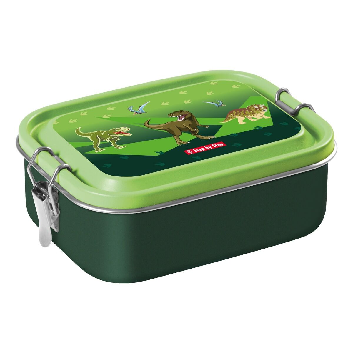 Step by Step Edelstahl-Lunchbox „Dino”