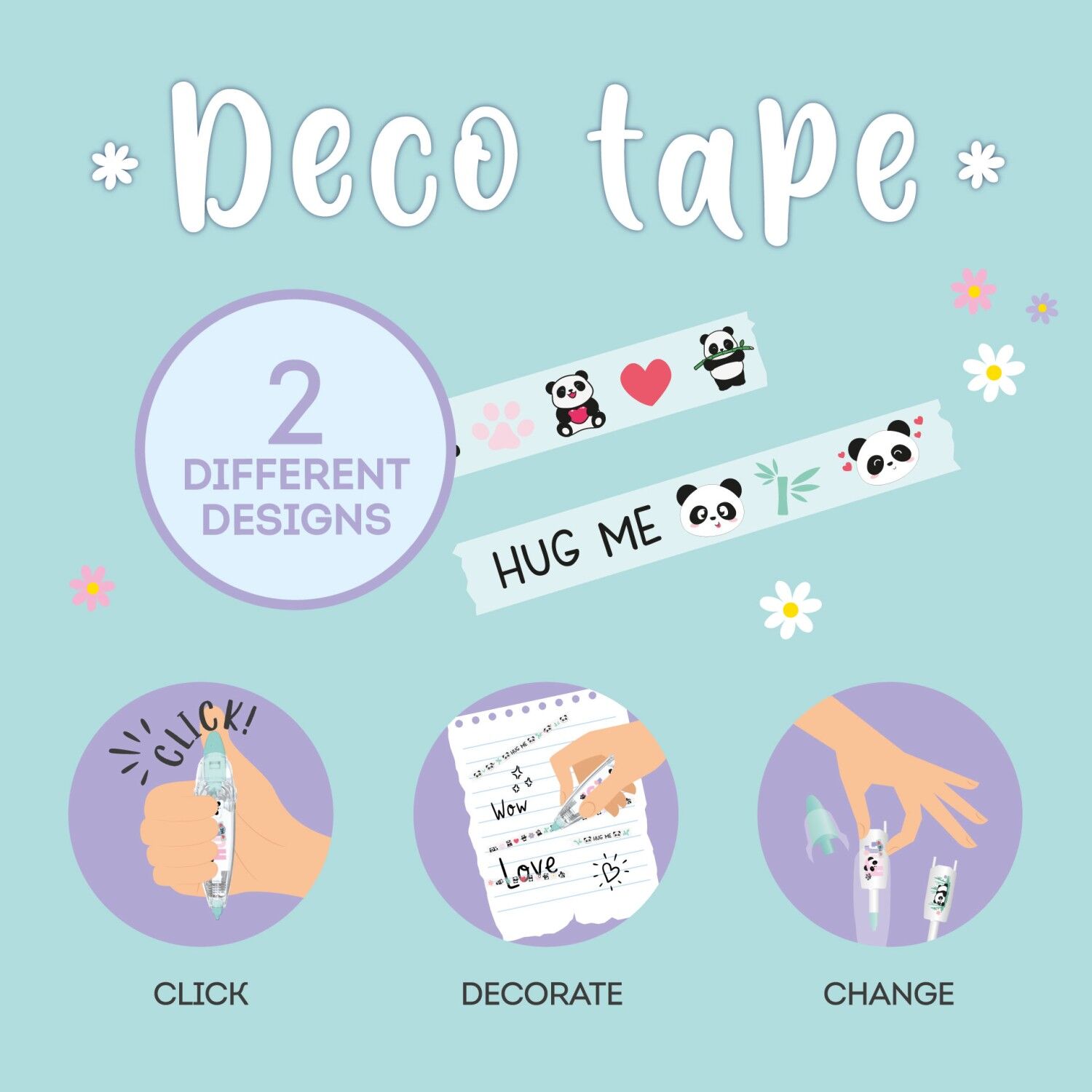 Legami Klebeband - DECO TAPE - PANDA