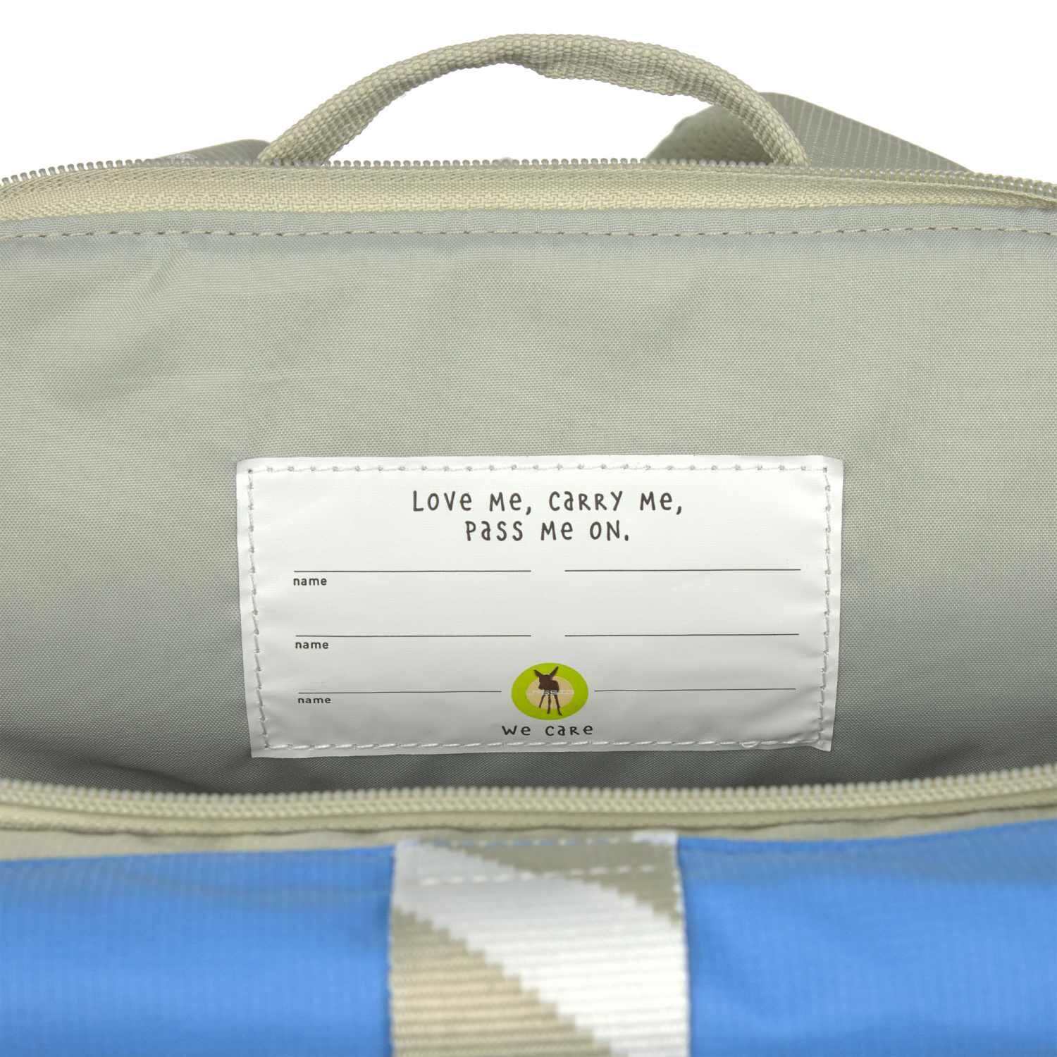 Lässig Kinderrucksack - Medium Rolltop Backpack Sunny Explorer green/blue