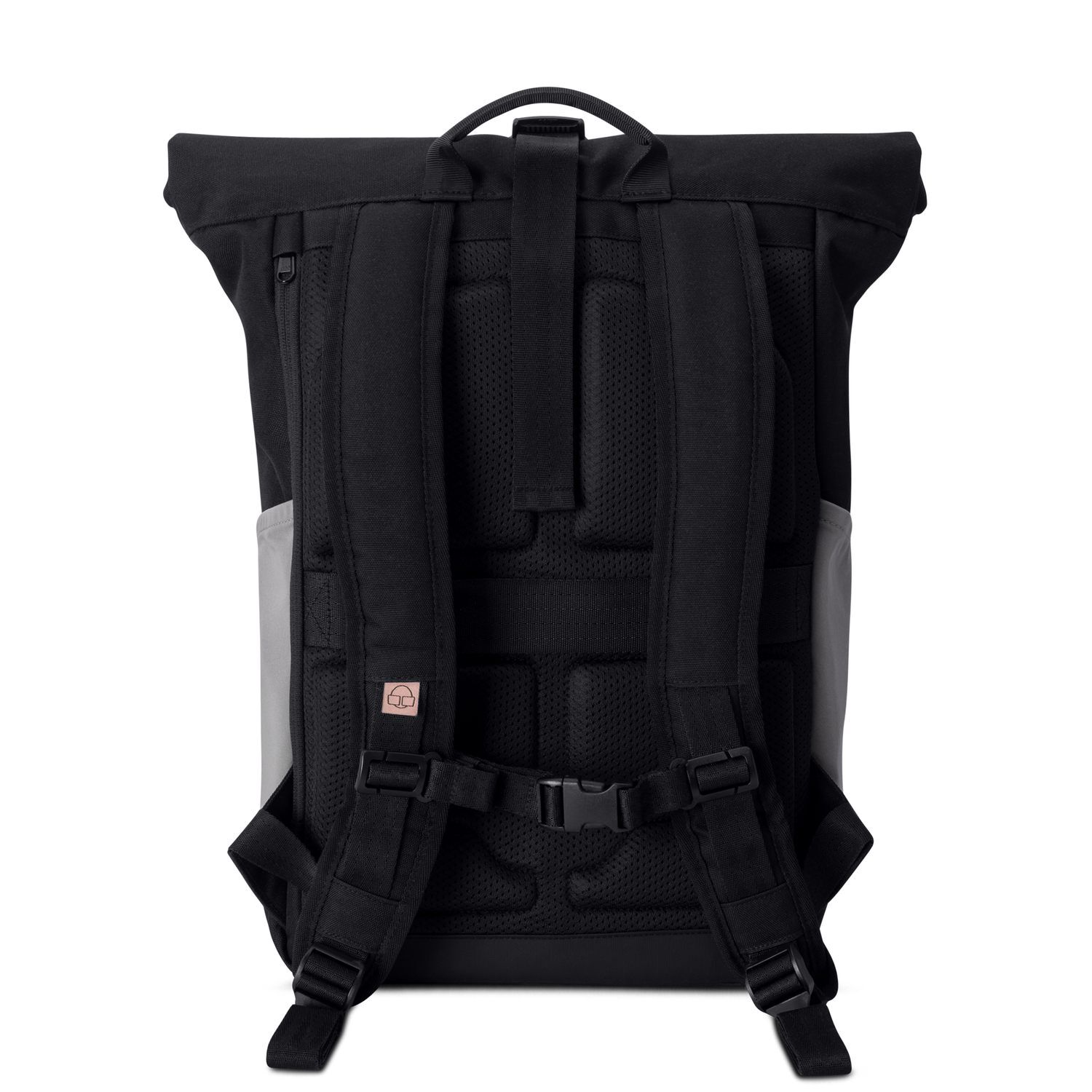 Johnny Urban Rolltop Rucksack Allen Medium Black-Rose