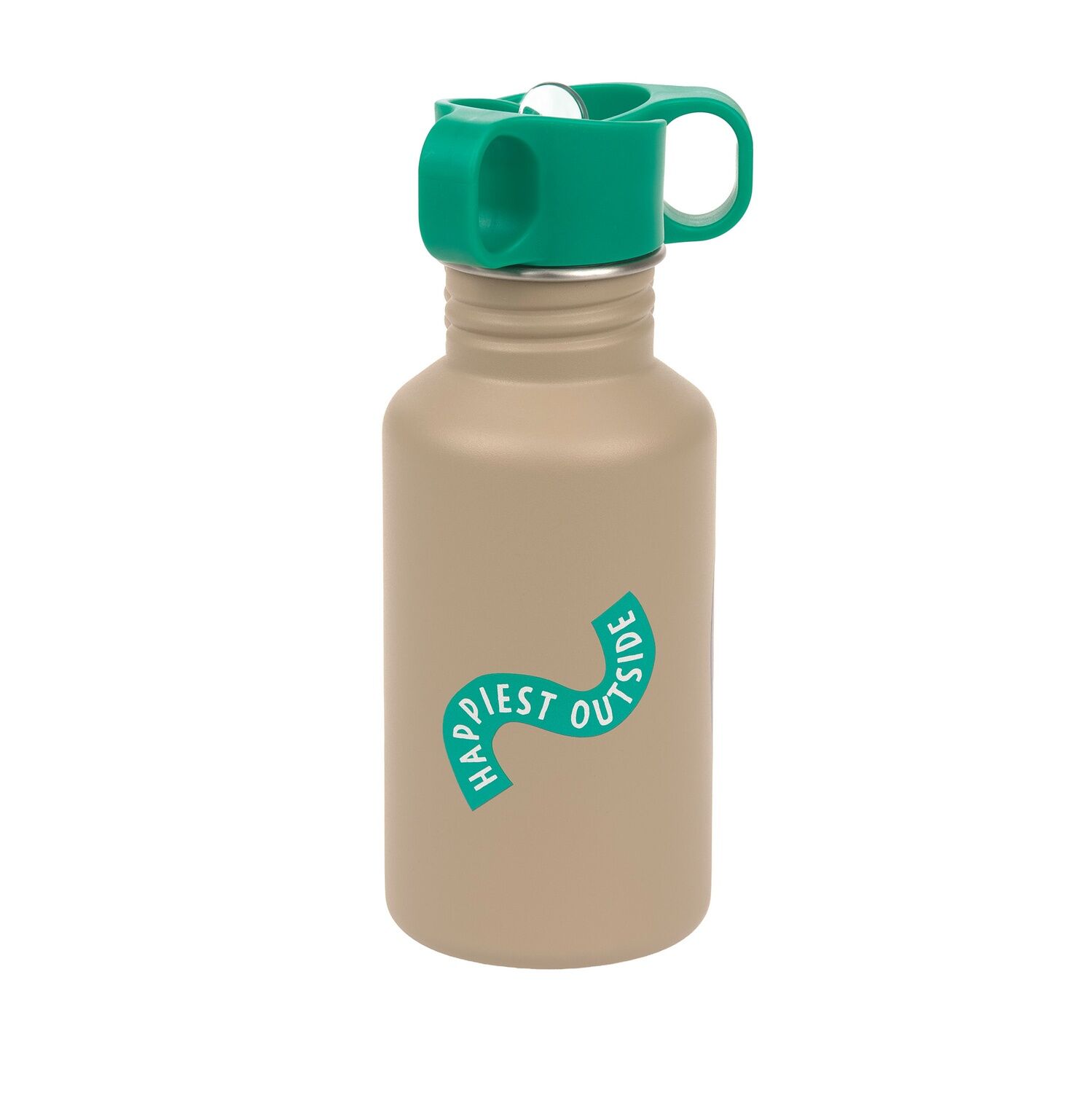 Lässig Trinkflasche Kinder - Edelstahl, Happy Trails Frog