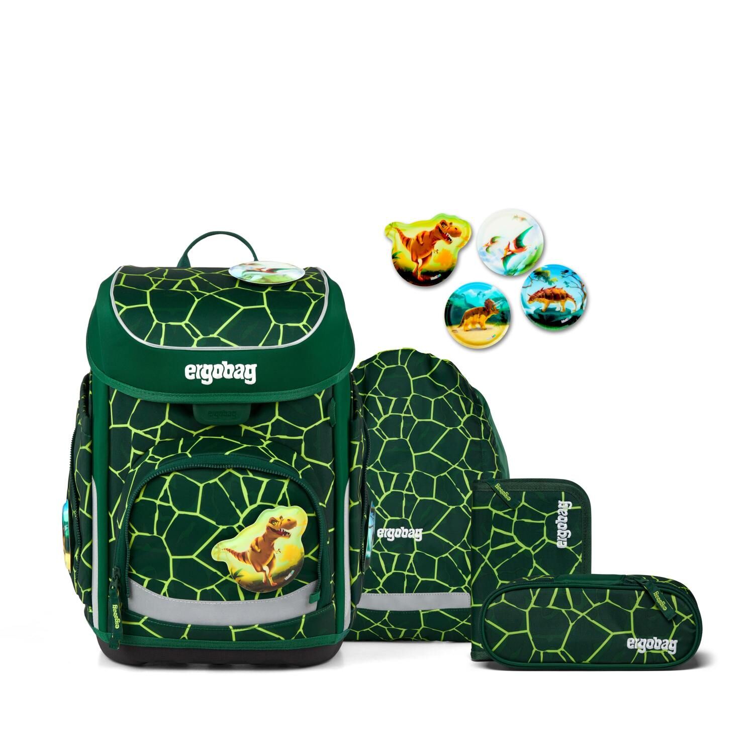 ergobag cubo Schulranzen-Set BärRex